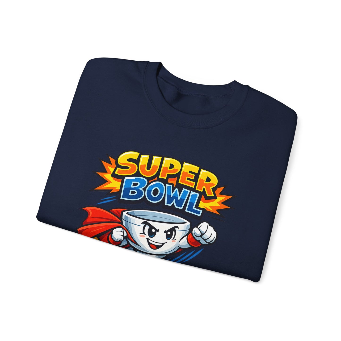 Super Bowl Sweatshirt, Funny Super Bowl Crewneck, Football Party Sweatshirt, Game Day Pullover, Bowl Pun Shirt, Unisex Graphic Crew