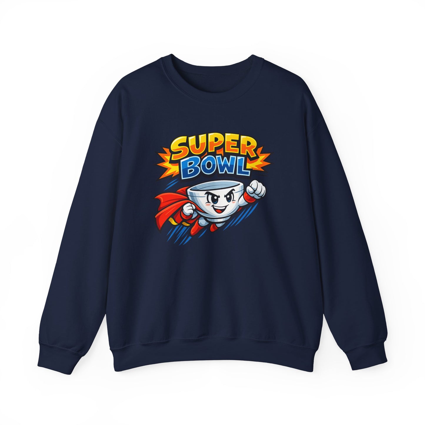 Super Bowl Sweatshirt, Funny Super Bowl Crewneck, Football Party Sweatshirt, Game Day Pullover, Bowl Pun Shirt, Unisex Graphic Crew