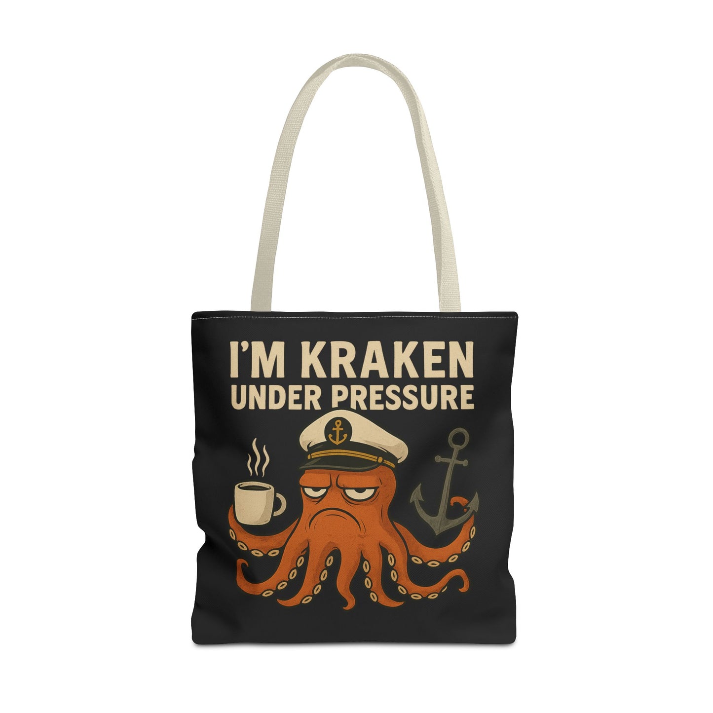 Stressed Octopus Tote Bag Nautical Bag Beach Tote Ocean Reusable Bag Seaside