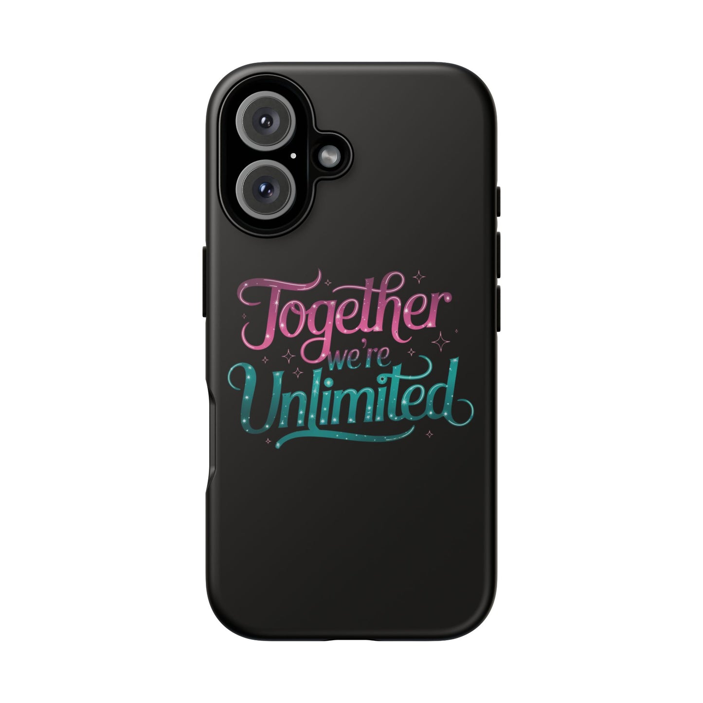 iPhone Case with Musical Quote Together We're Unlimited Musical Phone Case