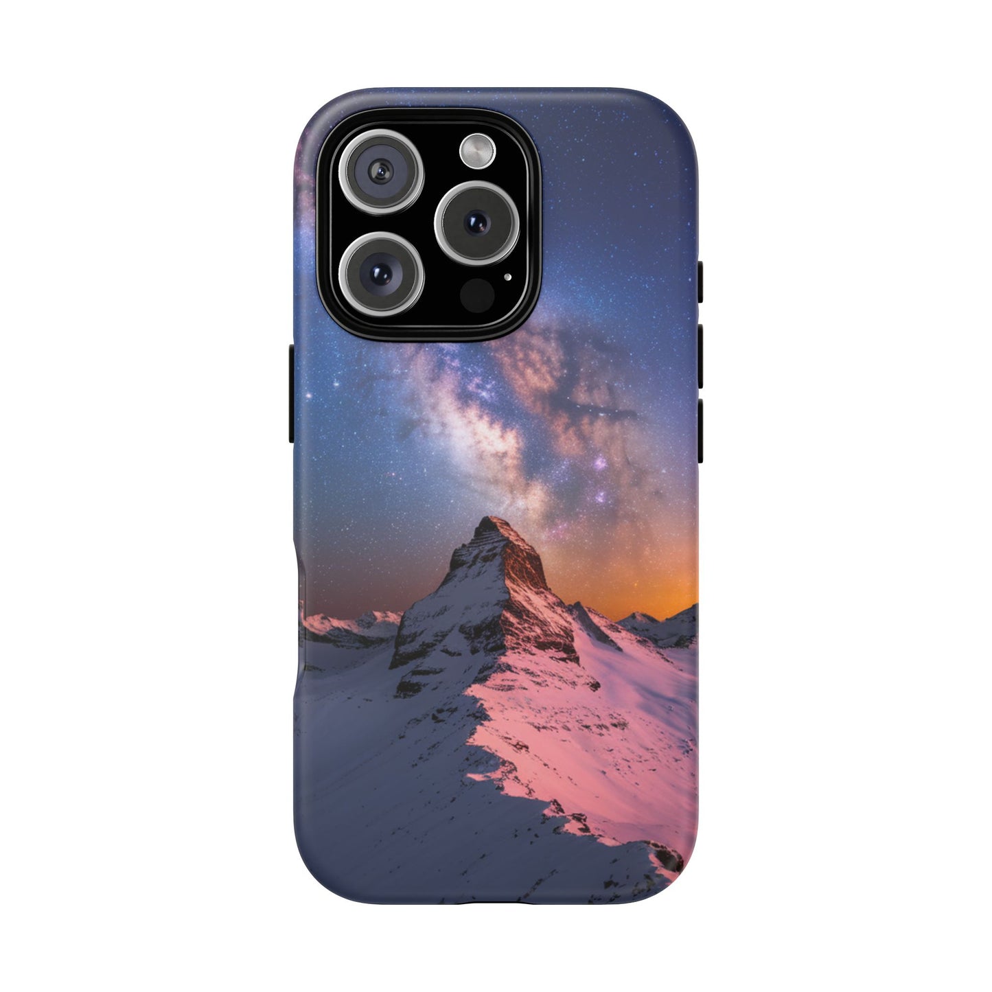 iPhone Case Mountain Top and Milky Way Nature Phone Case Unique Gift
