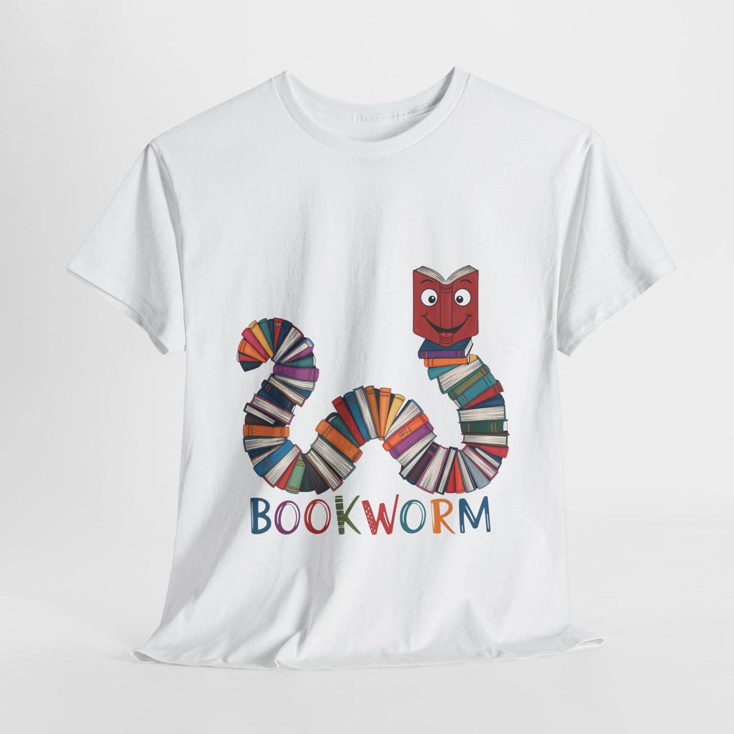 Cute Bookworm Shirt – Funny Reading Lover Tee – Teacher Gift – Kids Book Tee – Unisex Book Nerd Shirt – Book Club Graphic T-Shirt