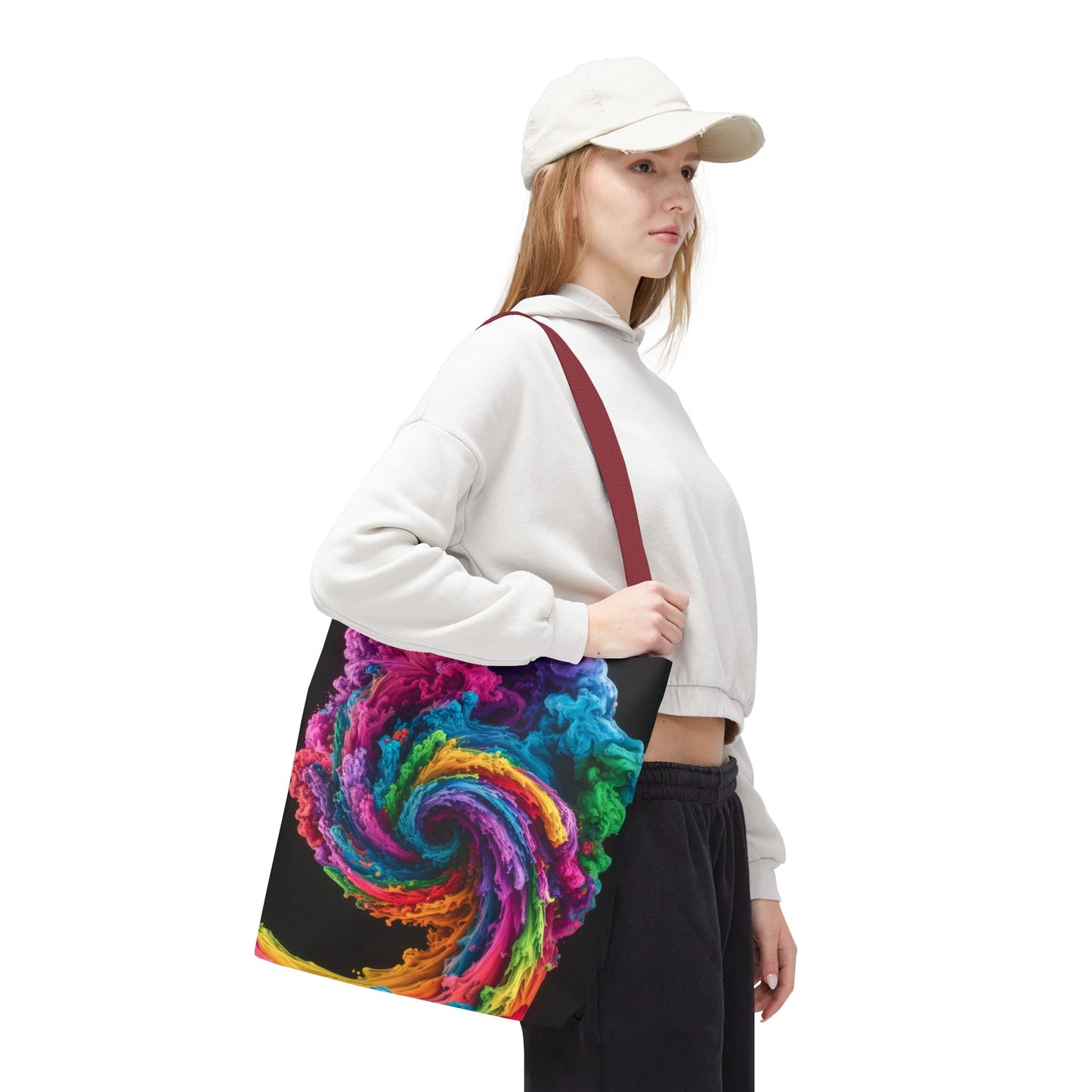 Colorful Swirl Tote Bag