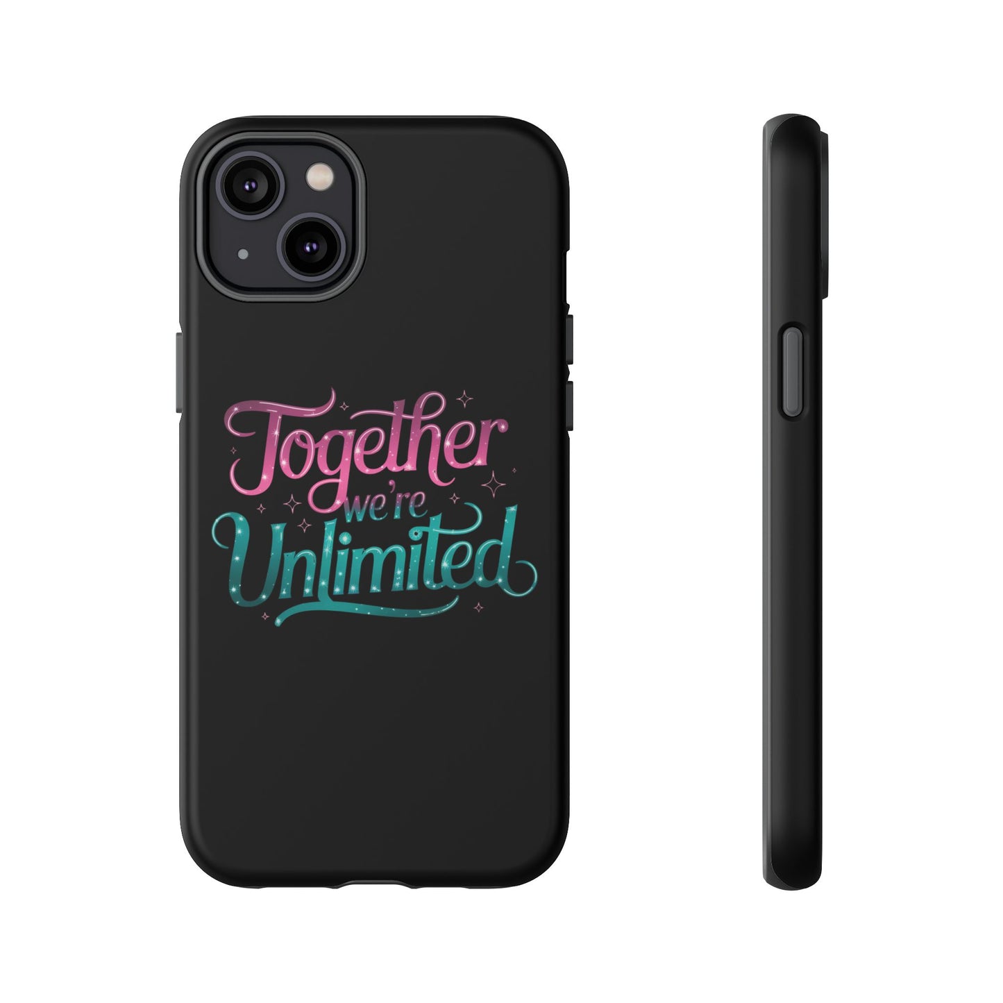iPhone Case with Musical Quote Together We're Unlimited Musical Phone Case