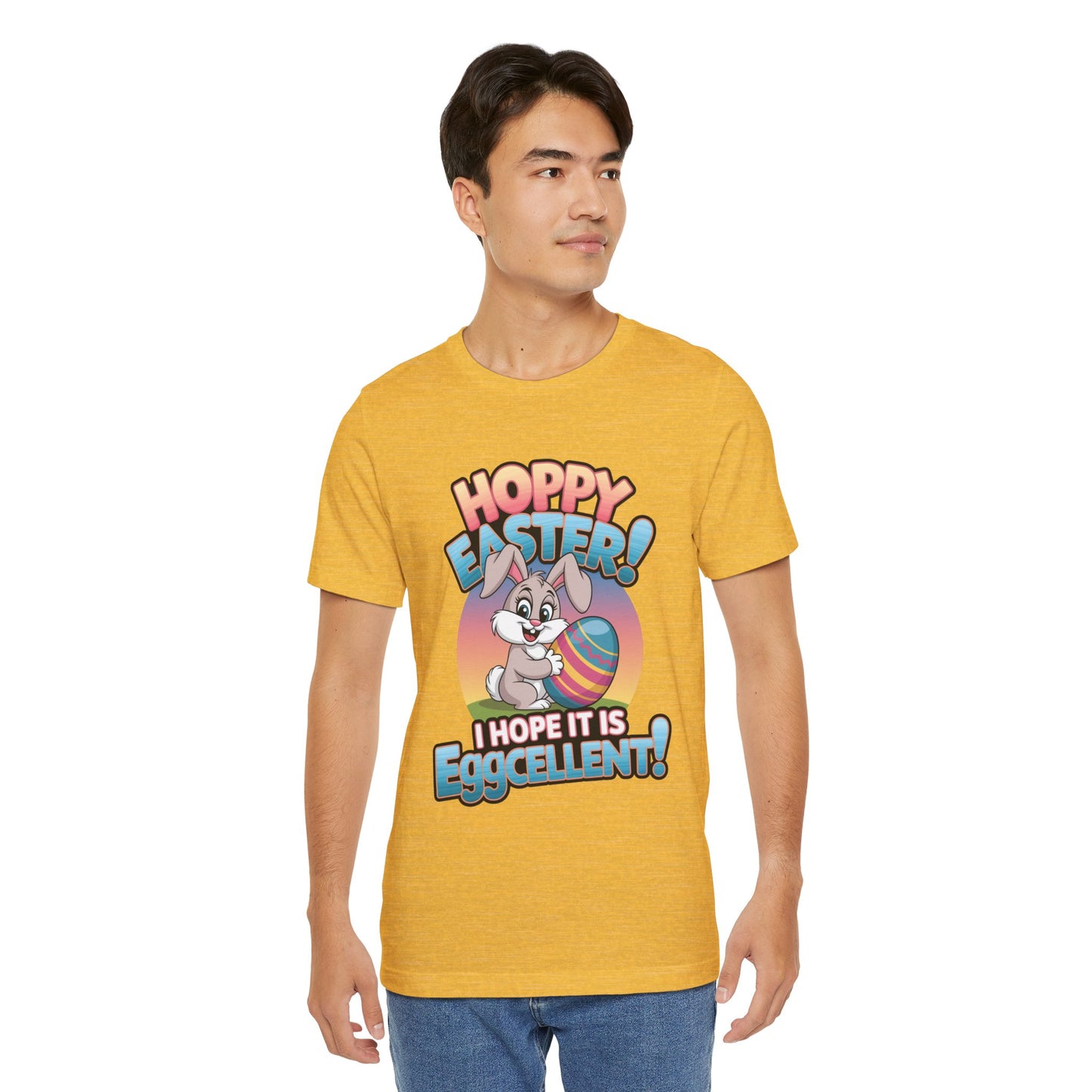 Happy Easter Unisex Tee Easter Shirt Easter Bunny T Shirt Easter Apparel Easter Bunny Outfit
