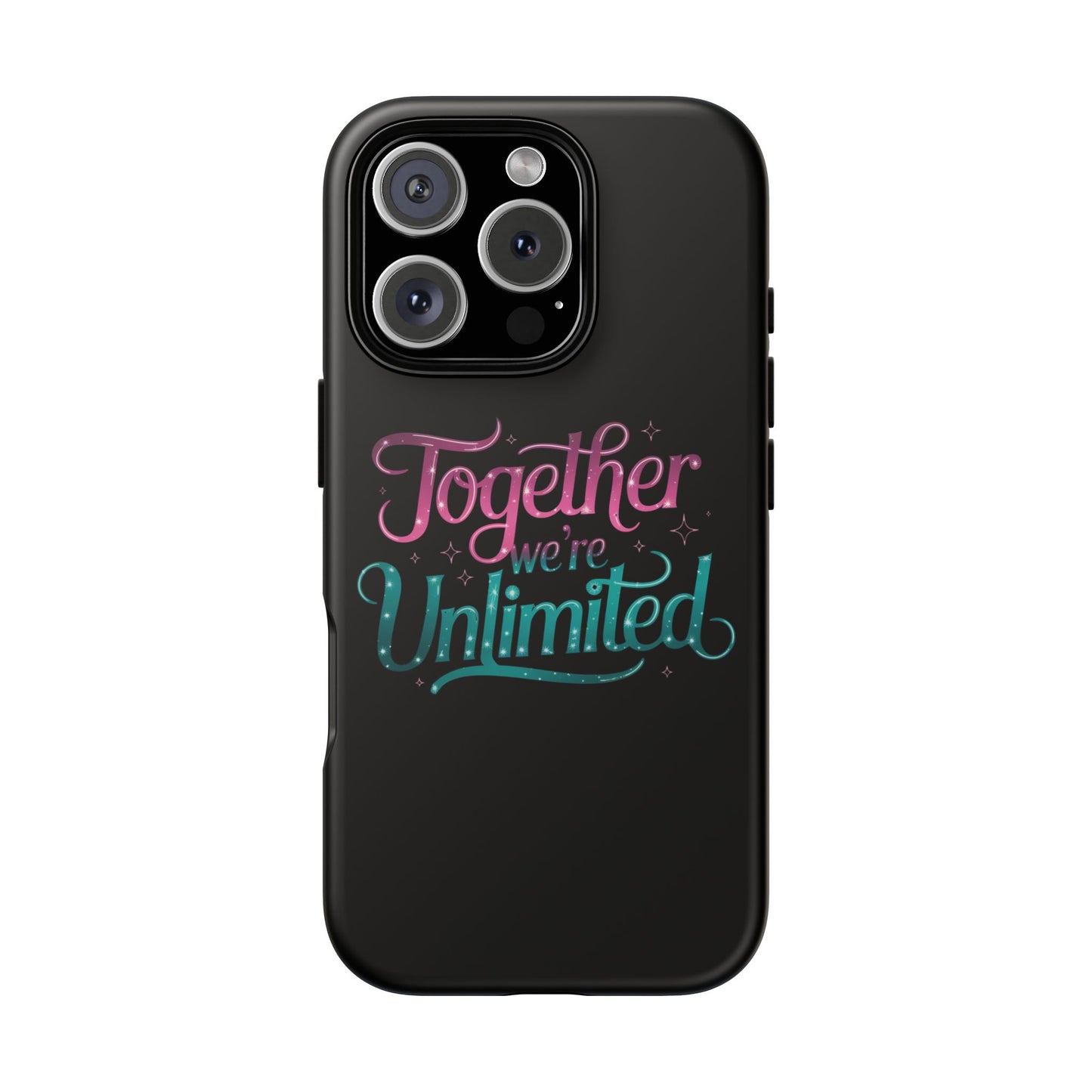 iPhone Case with Musical Quote Together We're Unlimited Musical Phone Case