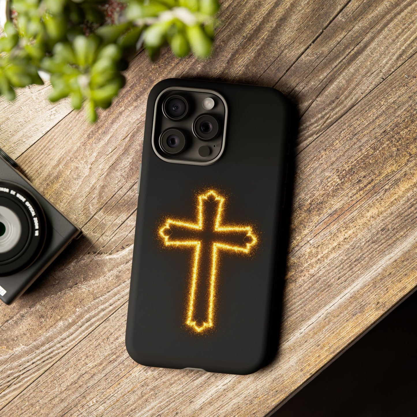Glowing Cross Phone Case - Faith-Inspired Tough Cases
