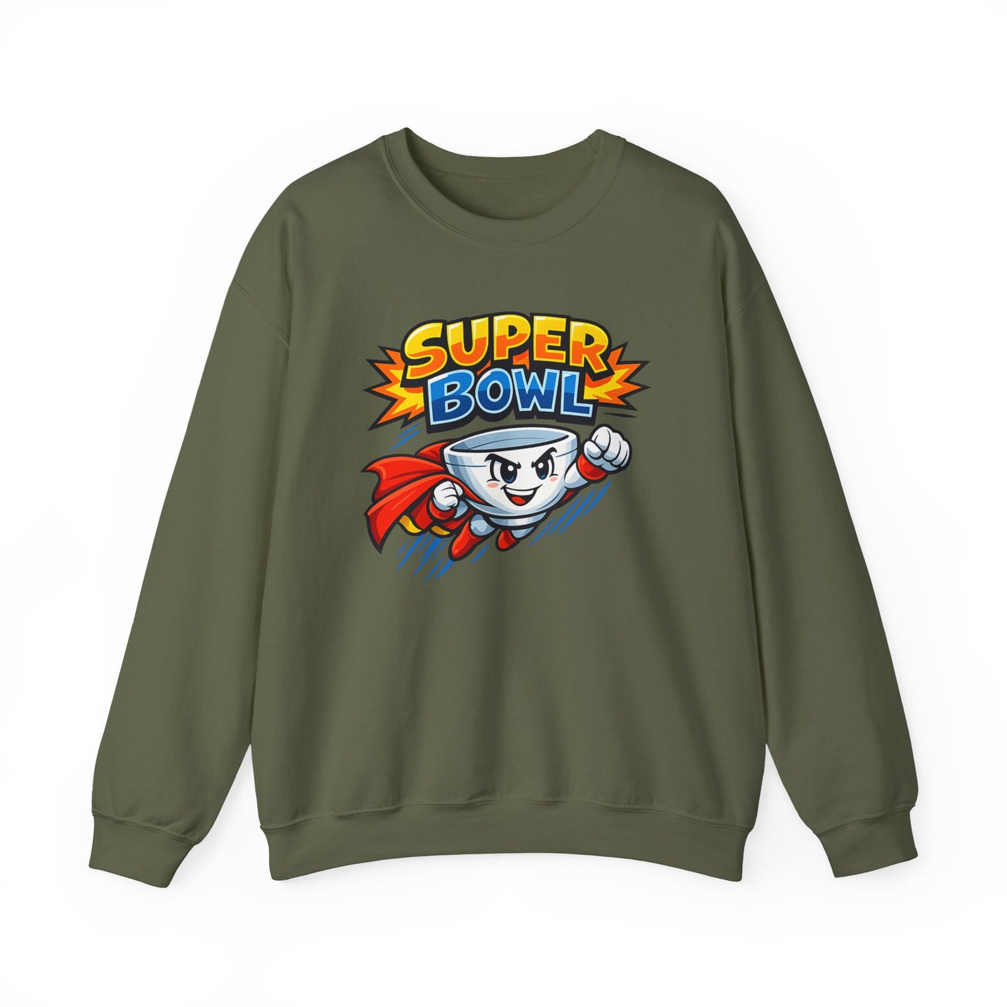 Super Bowl Sweatshirt, Funny Super Bowl Crewneck, Football Party Sweatshirt, Game Day Pullover, Bowl Pun Shirt, Unisex Graphic Crew