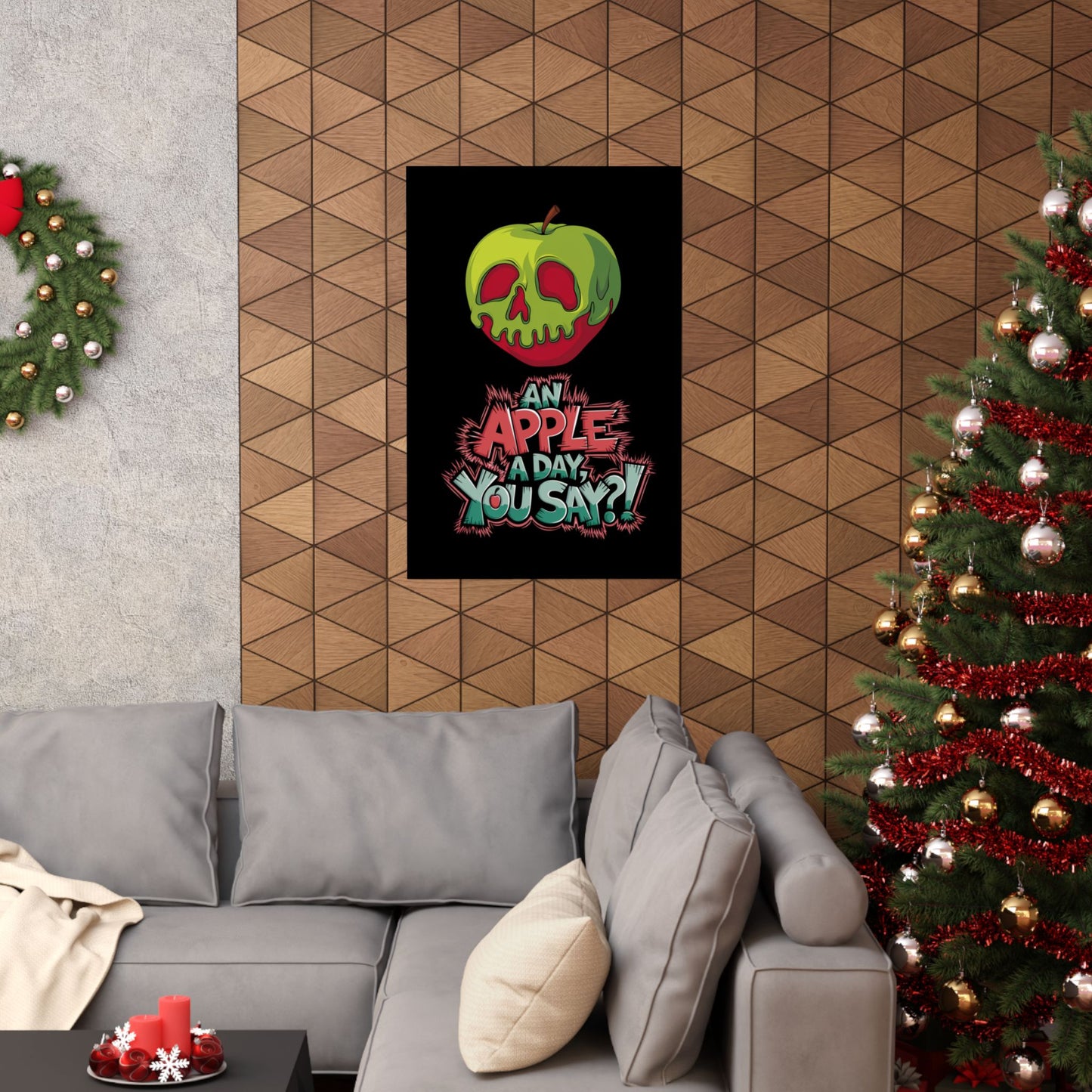 Vertical Poster - Poison Apple 'An Apple a Day You Say'