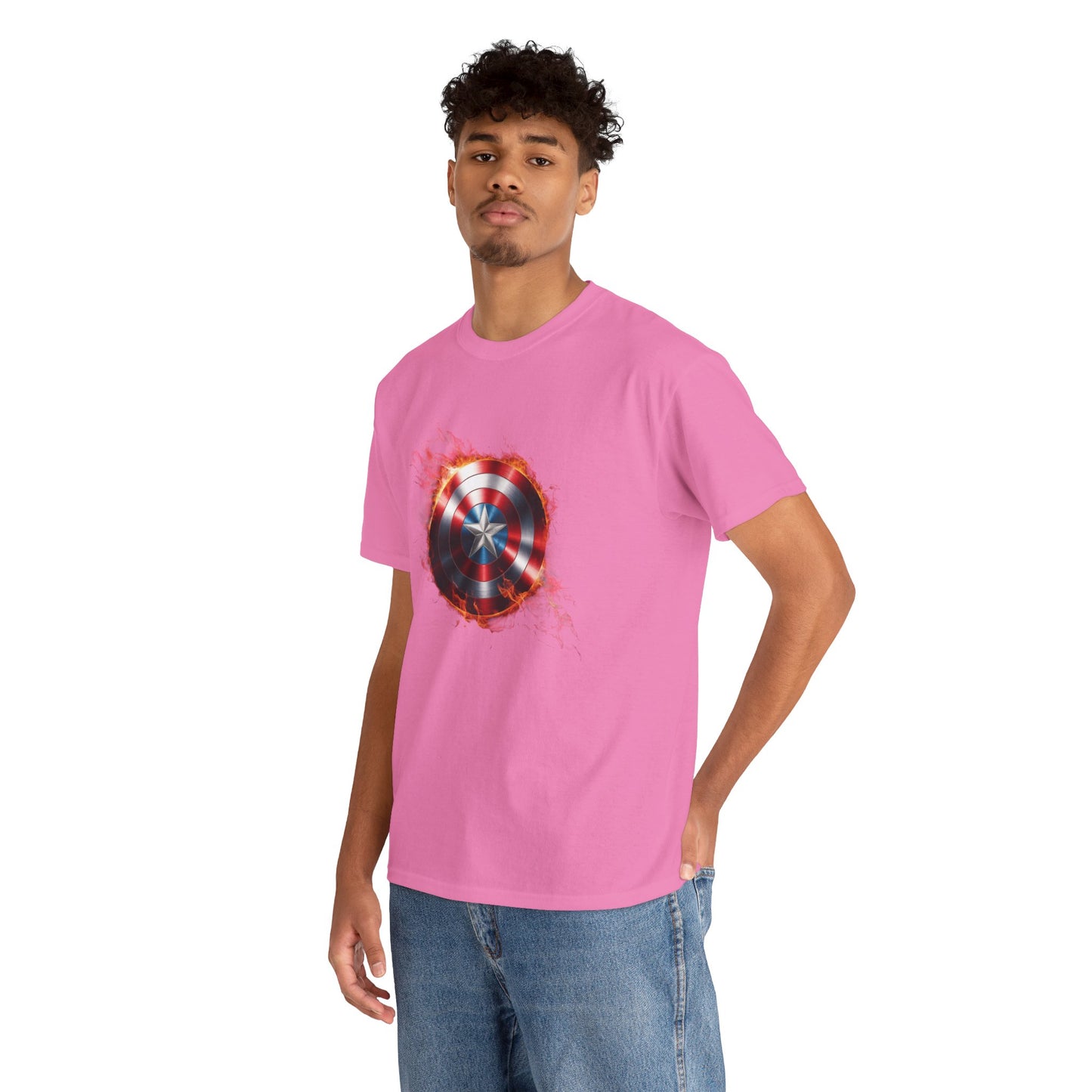 Captain America Flame Tee