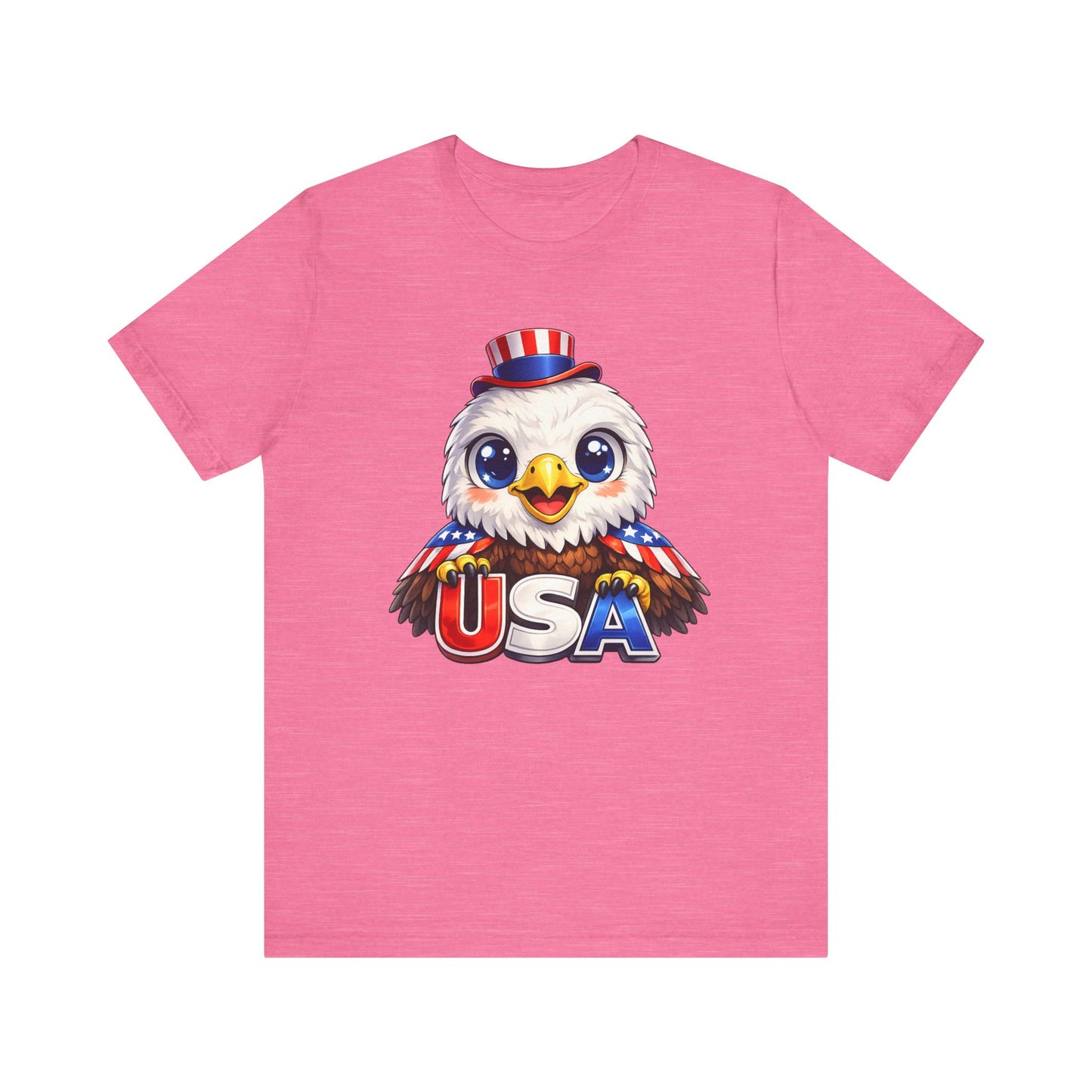Cute USA Eagle Shirt, Patriotic Eagle T Shirt, Fourth Of July Shirt, American Flag Eagle Tee, Freedom Graphic Shirt, USA Pride Top