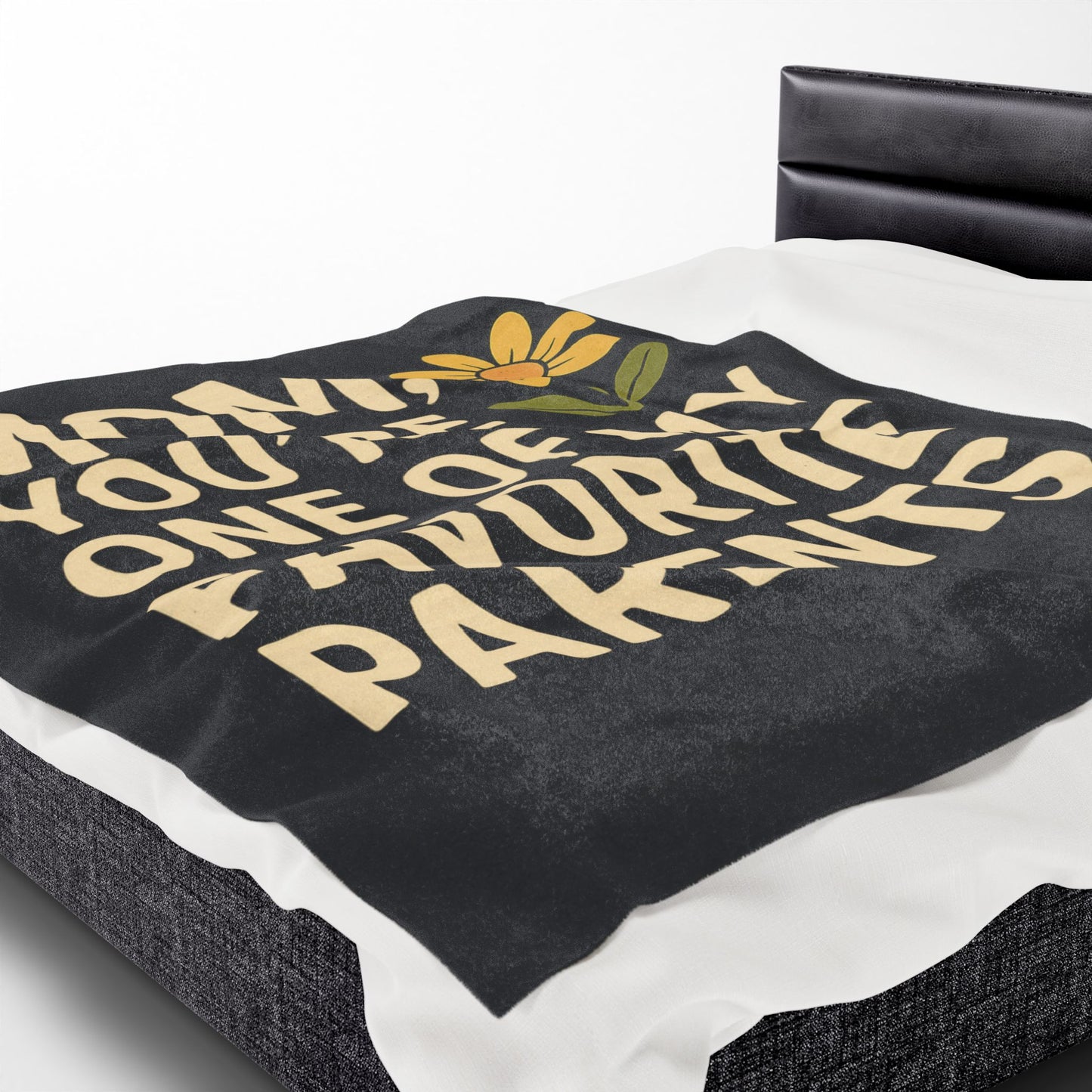 Velveteen Plush Blanket - Mom You're One of My Favorite Parents Mother's Day Throw Blanket Mom Decor