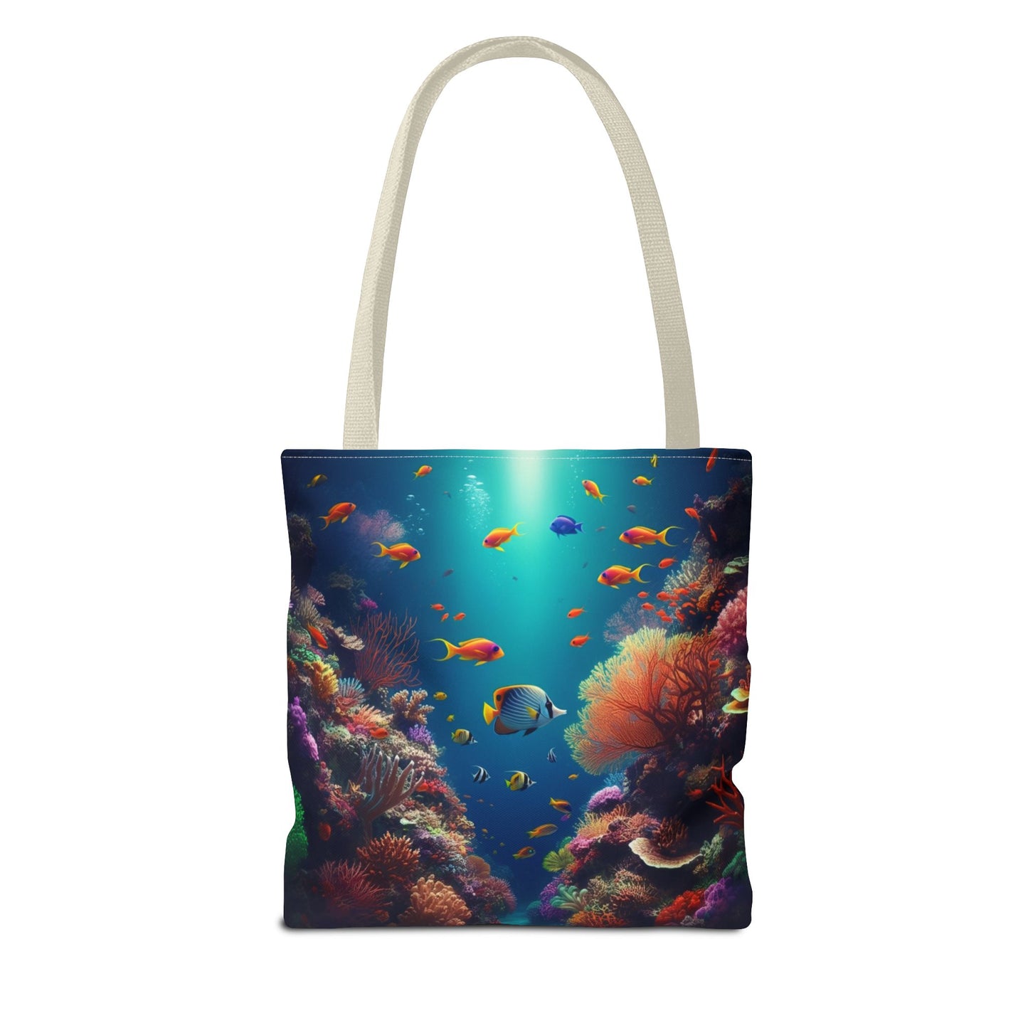 Coral Reef Illustrated Tote Bag