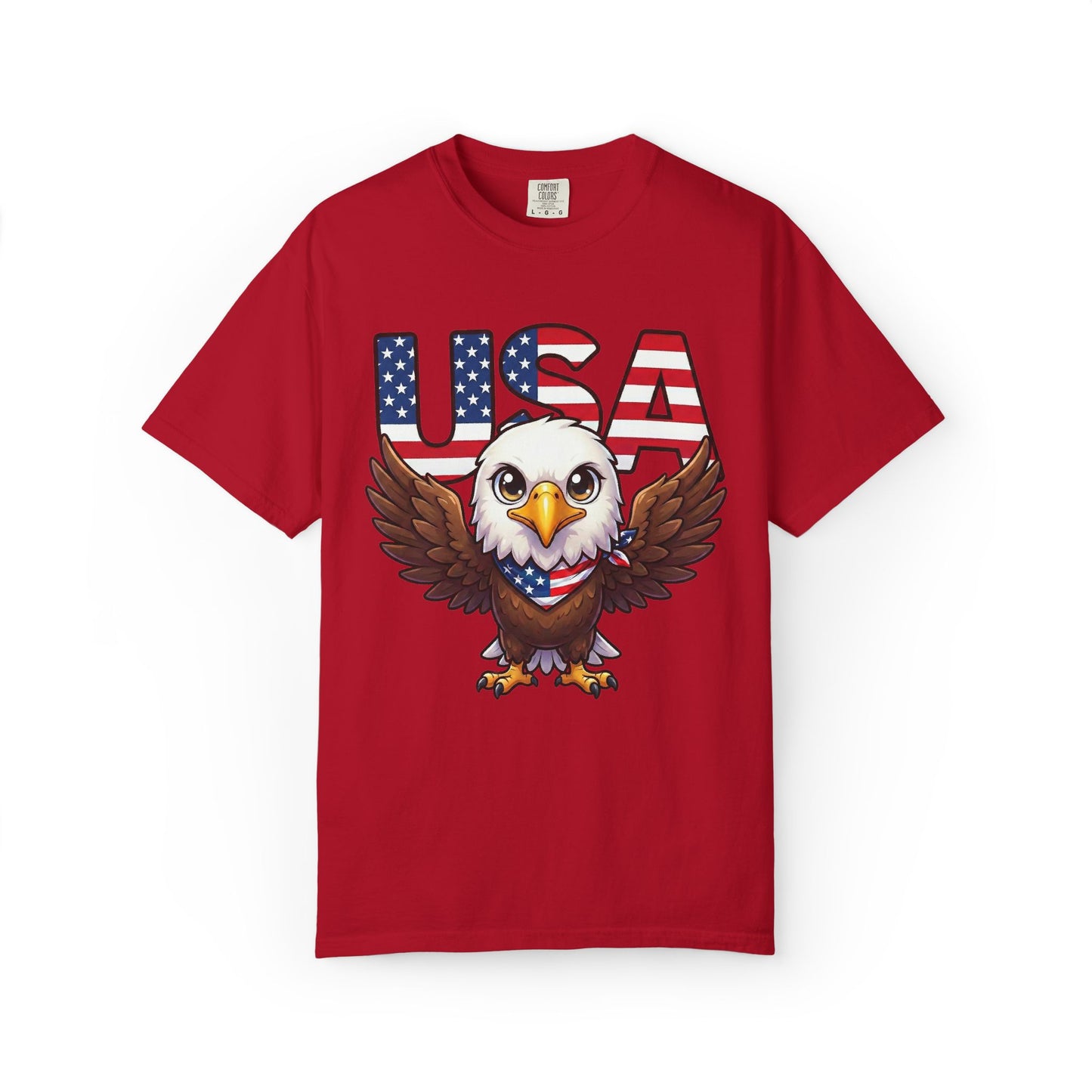 USA Eagle Shirt, Patriotic Comfort Colors Shirt, American Flag Eagle T Shirt, Fourth Of July Shirt, Freedom Graphic Tee, USA Pride Shirt