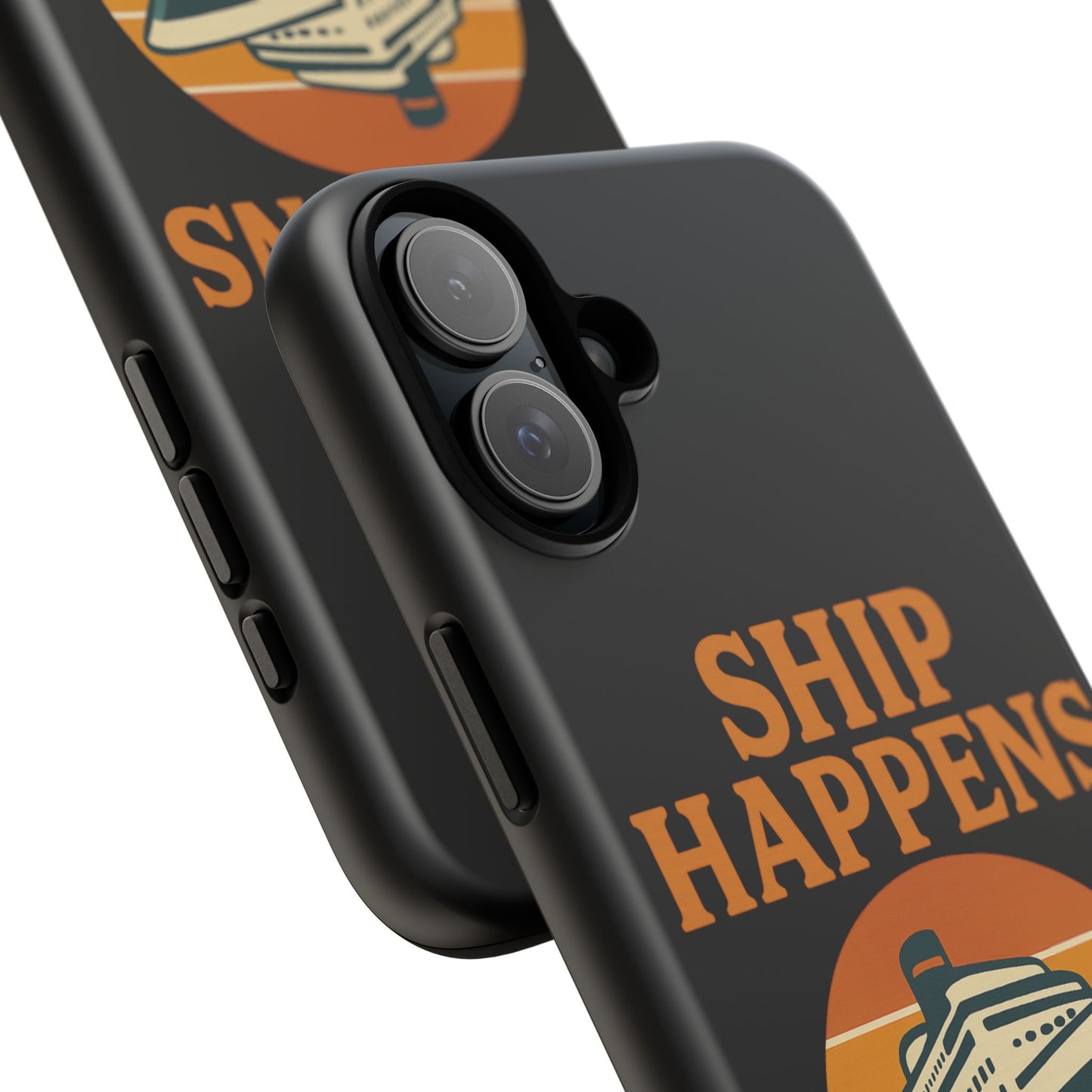 iPhone Case Ship Happens Sunset Cruise Case Gift for Travel Lovers Nautical Phone Case Cruise Accessory