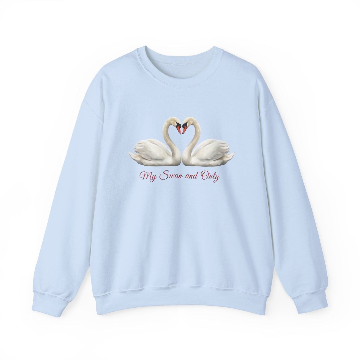 My Swan And Only Sweatshirt, Swan Love Sweater, Romantic Couple Gift, Valentine Sweatshirt, Anniversary Love Pullover