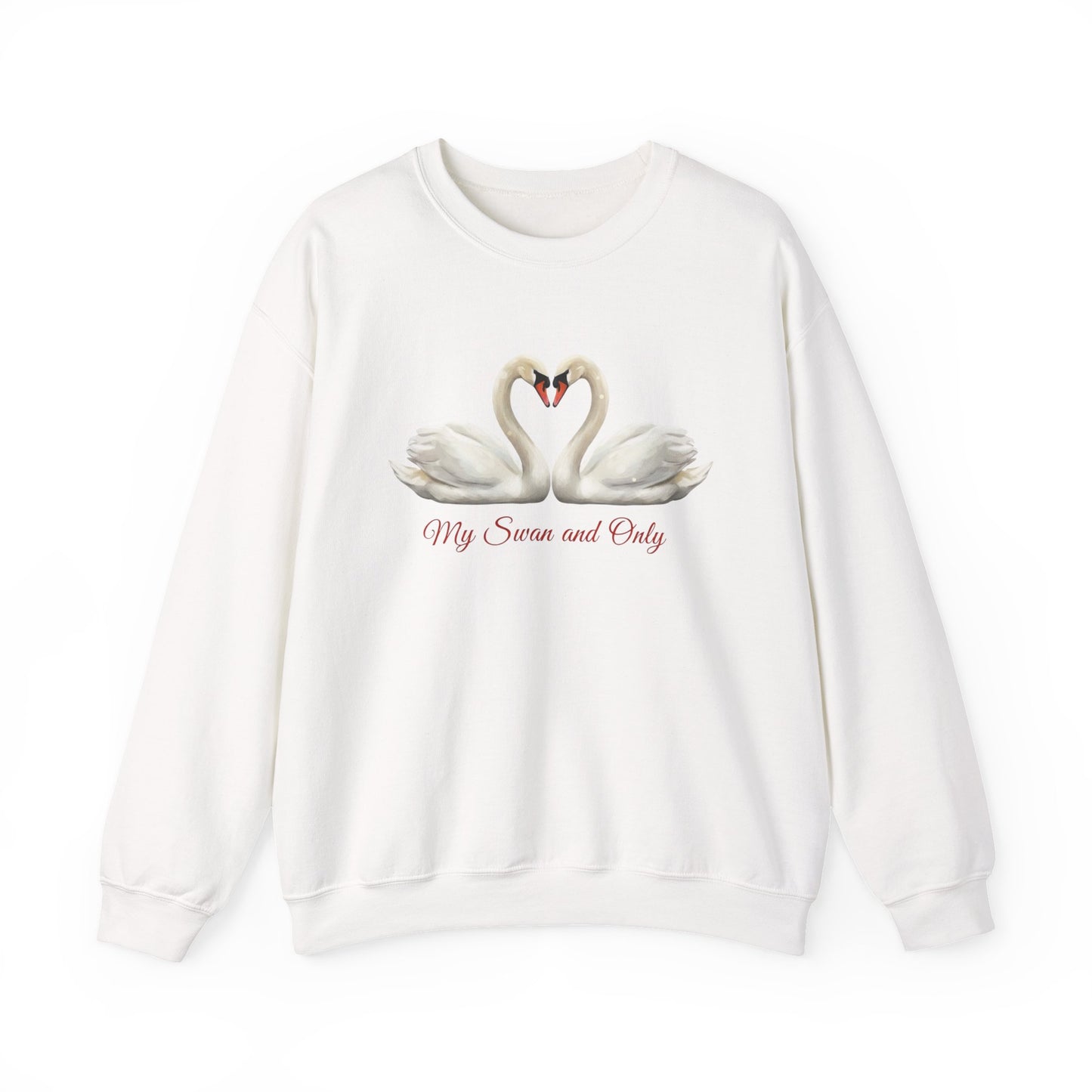 My Swan And Only Sweatshirt, Swan Love Sweater, Romantic Couple Gift, Valentine Sweatshirt, Anniversary Love Pullover