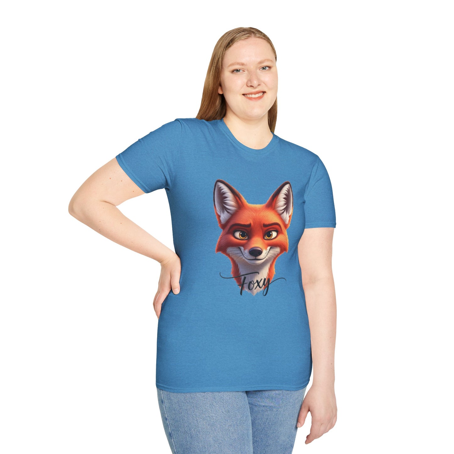 Foxy T-Shirt, Cute Fox Graphic Tee, Animal Lover Shirt, Fun And Confident Top, Playful Pun Gift, Soft Cotton Tee For Everyday Wear