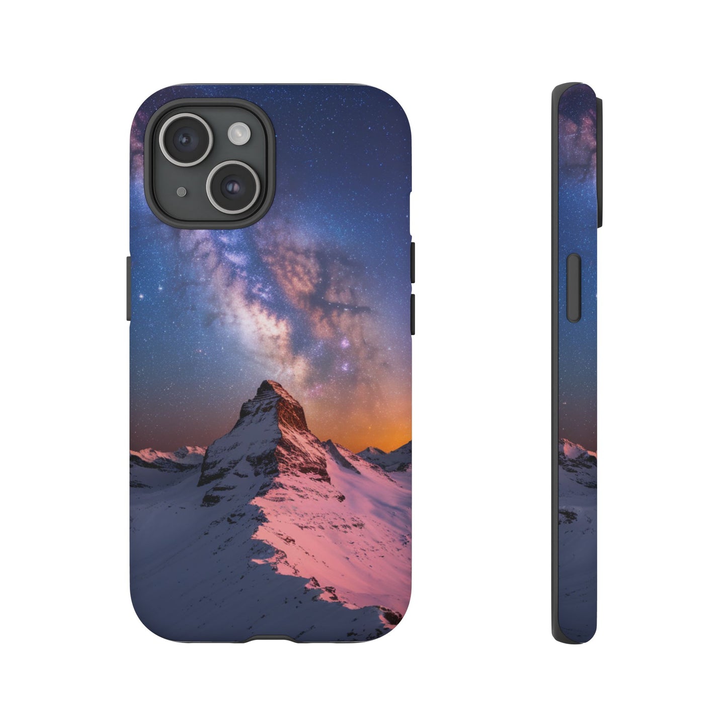 iPhone Case Mountain Top and Milky Way Nature Phone Case Unique Gift