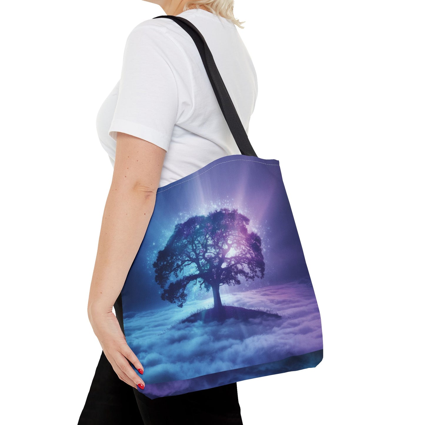 Tree Clouds Tote Bag