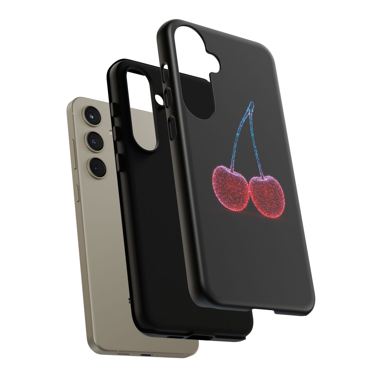 Samsung Phone Case Sparkling Cherries Phone Case Cherry Samsung Case Cherry Phone Case
