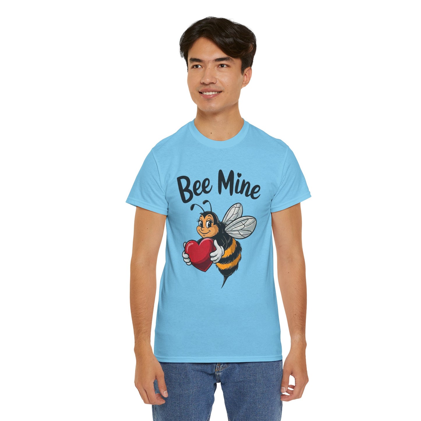 Bee Mine Shirt, Cute Valentine Shirt, Bee Love T Shirt, Funny Valentine Pun Tee, Heart Bee Graphic Shirt, Valentine Gift