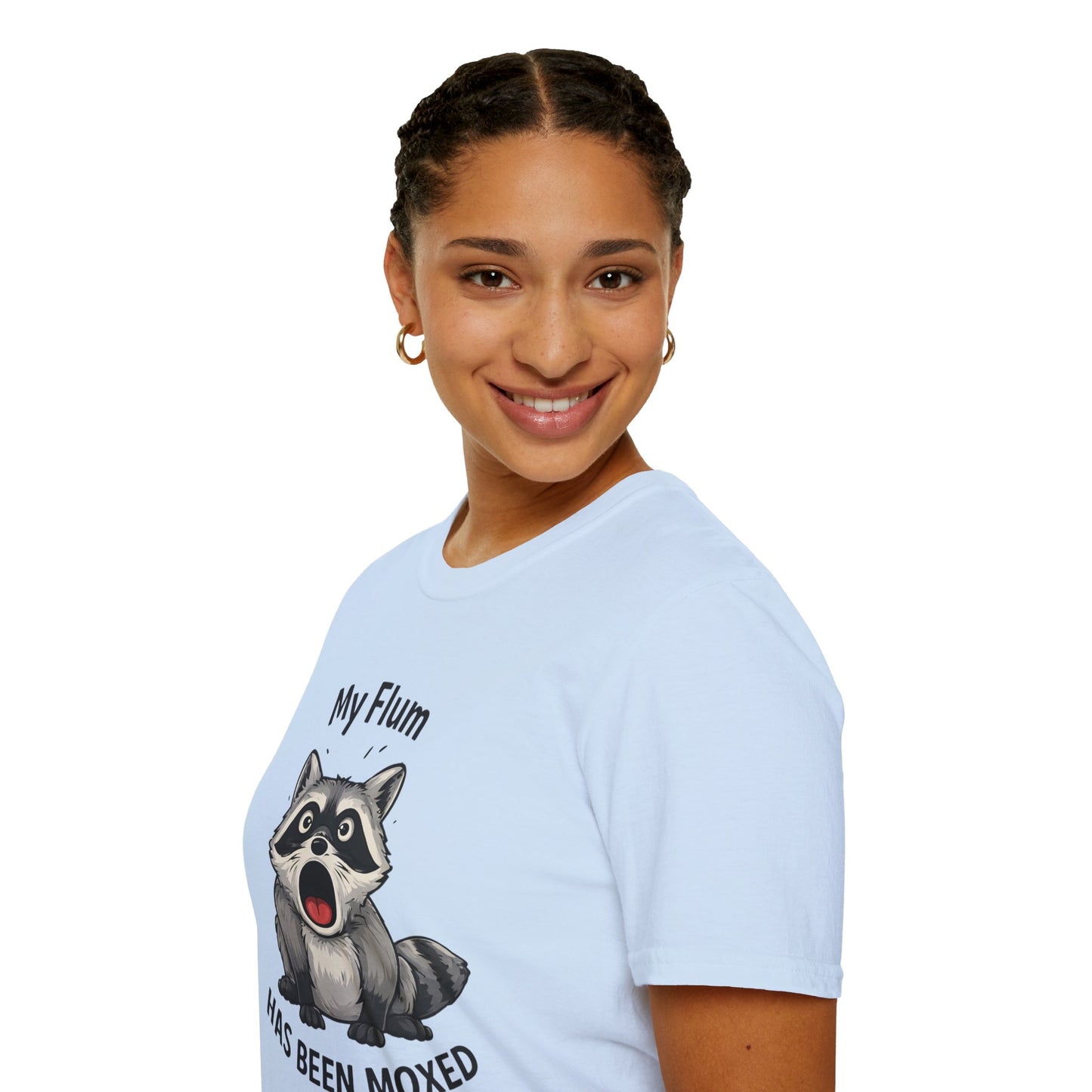 My Flum Has Been Moxed Shirt, Funny Raccoon T Shirt, Flummoxed Word Play Tee, Cute Shocked Raccoon Graphic Tee, Sarcastic Humor Shirt Gift