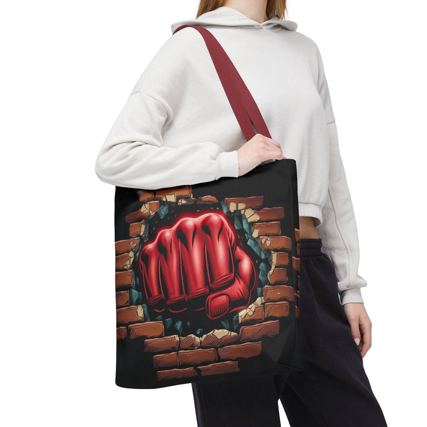 Red Fist Tote Bag
