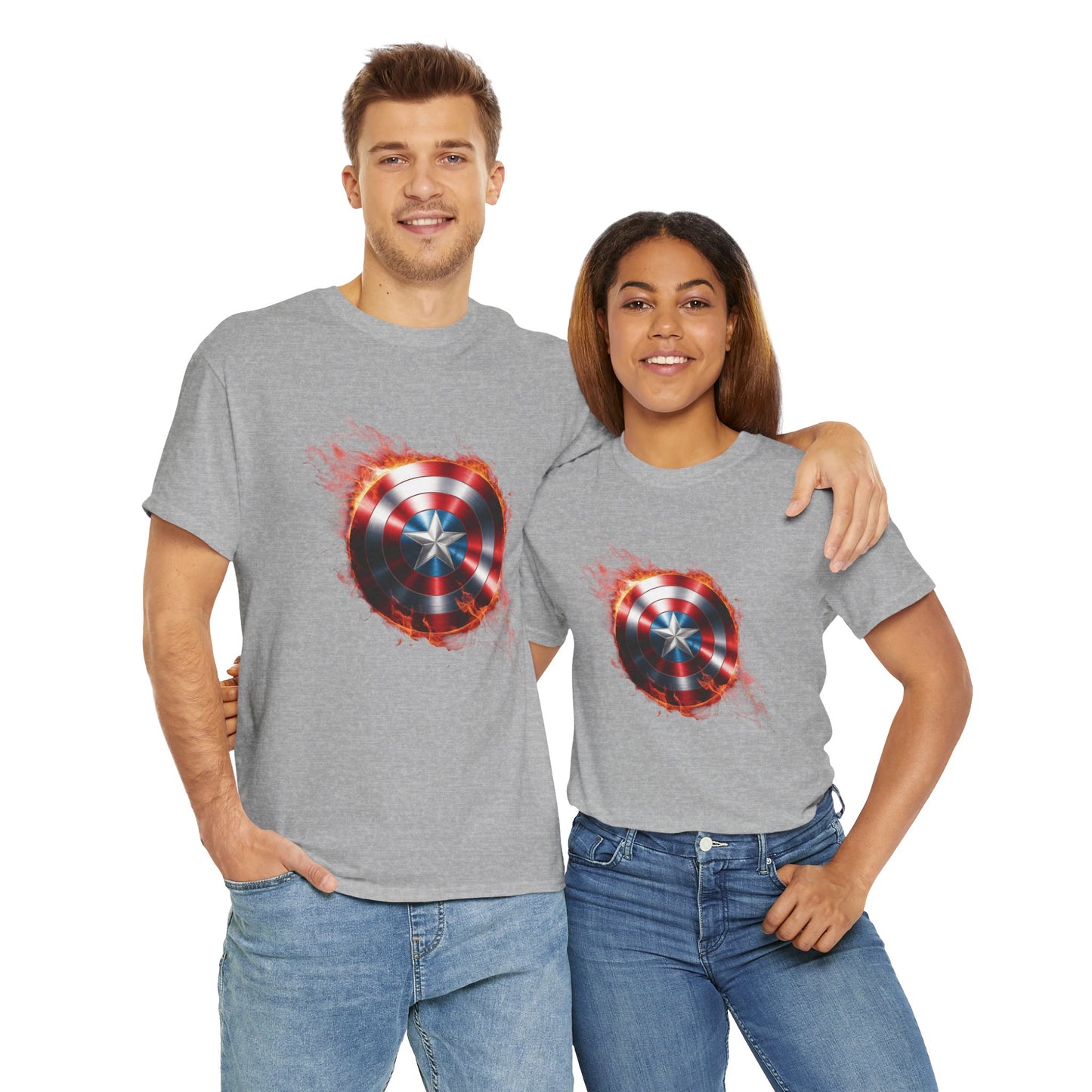 Captain America Flame Tee