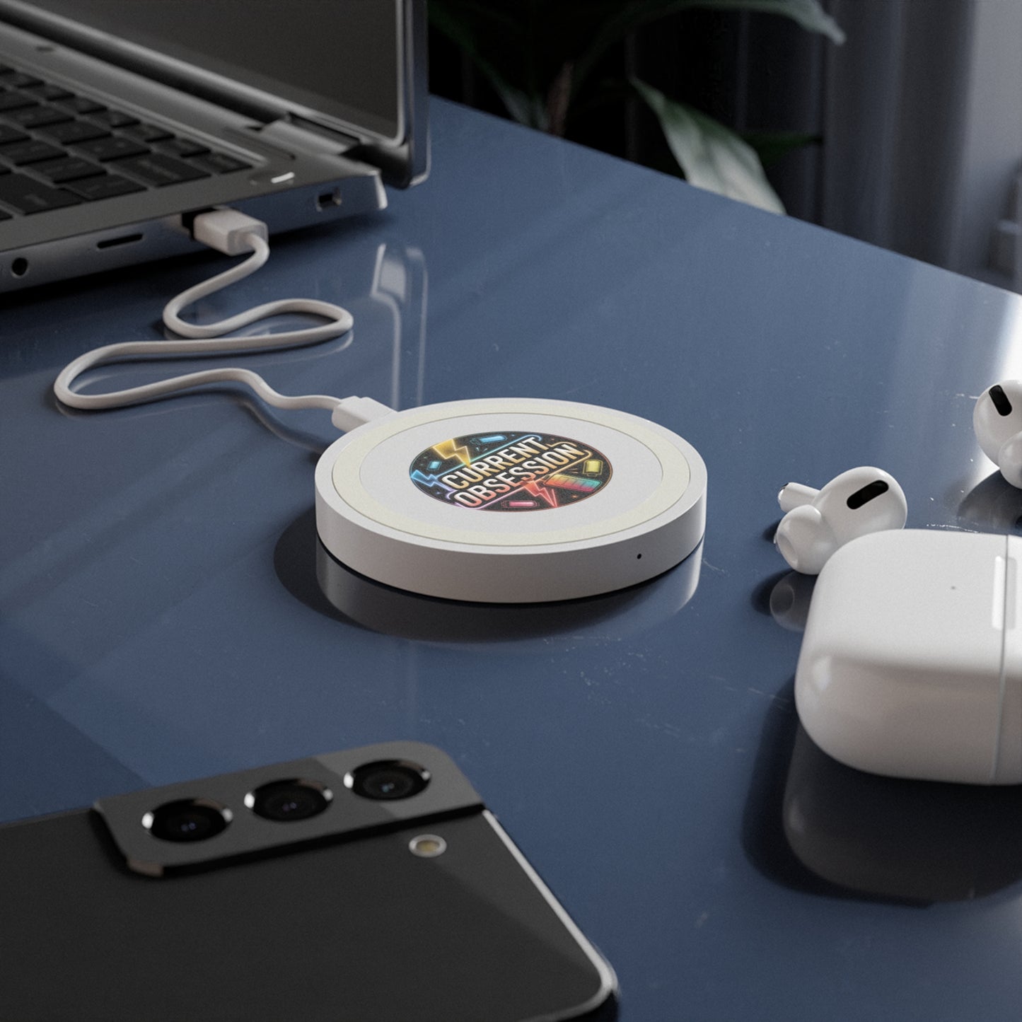 Wireless Charging Pad, Fun Quake Current Obsession Tech Gift, Charger Station