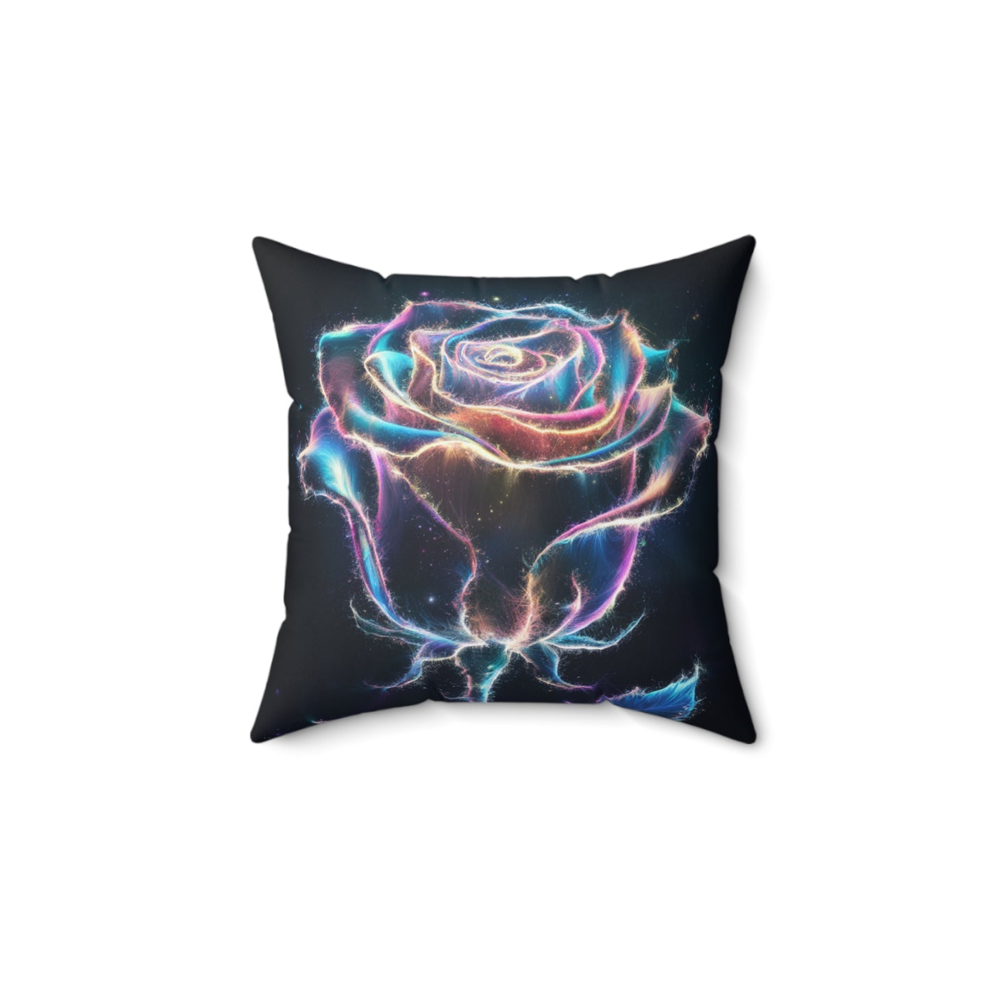 Light Particle Rose Pillow