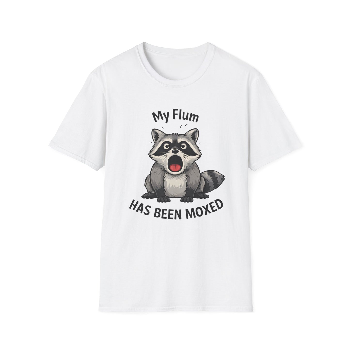 My Flum Has Been Moxed Shirt, Funny Raccoon T Shirt, Flummoxed Word Play Tee, Cute Shocked Raccoon Graphic Tee, Sarcastic Humor Shirt Gift