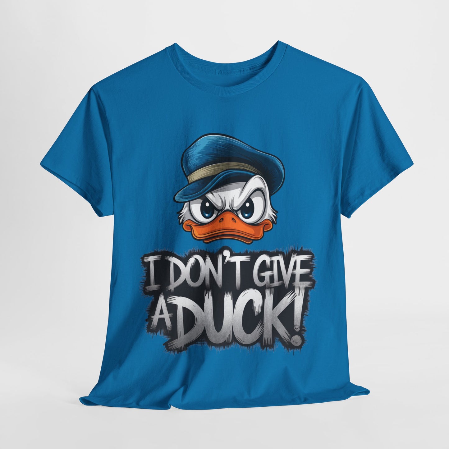 I Don’t Give a Duck Shirt – Funny Grumpy Duck Tee – Sarcastic Animal Graphic Shirt – Unisex Gift for Duck Lovers & Meme Fans