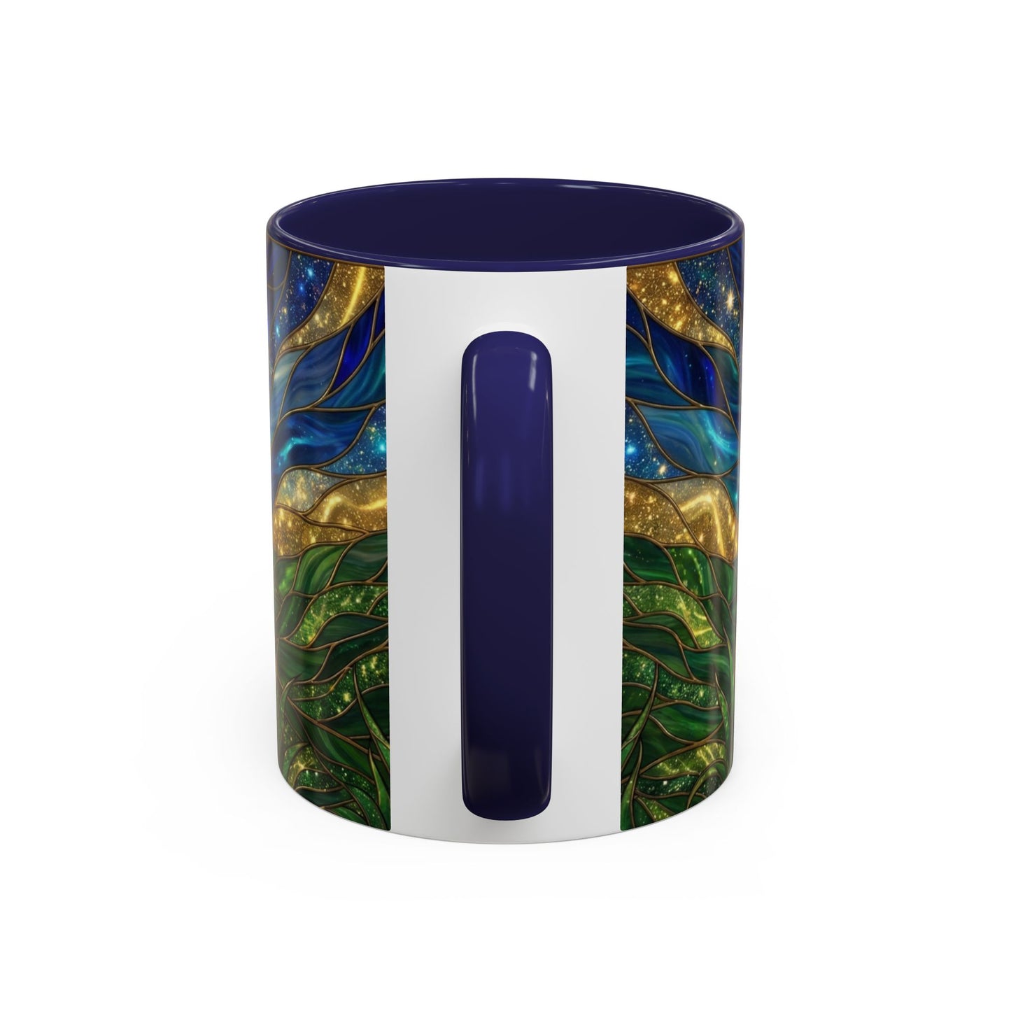 Christian Cross Mug, Stained Glass Cross Coffee Mug, Religious Gift For Christian, Faith Based Mug, Inspirational Bible Mug