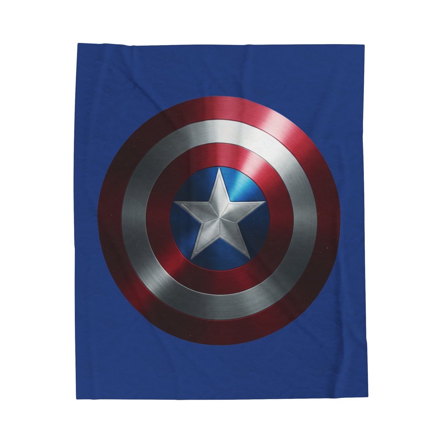 Plush Blanket - Captain America Shield Design