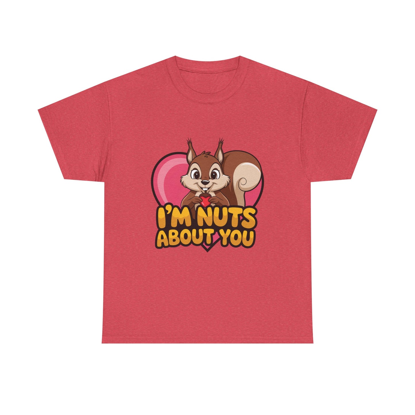 I’m Nuts About You Shirt, Funny Valentine Shirt, Squirrel Love T Shirt, Cute Animal Pun Tee, Valentine Gift For Him Her
