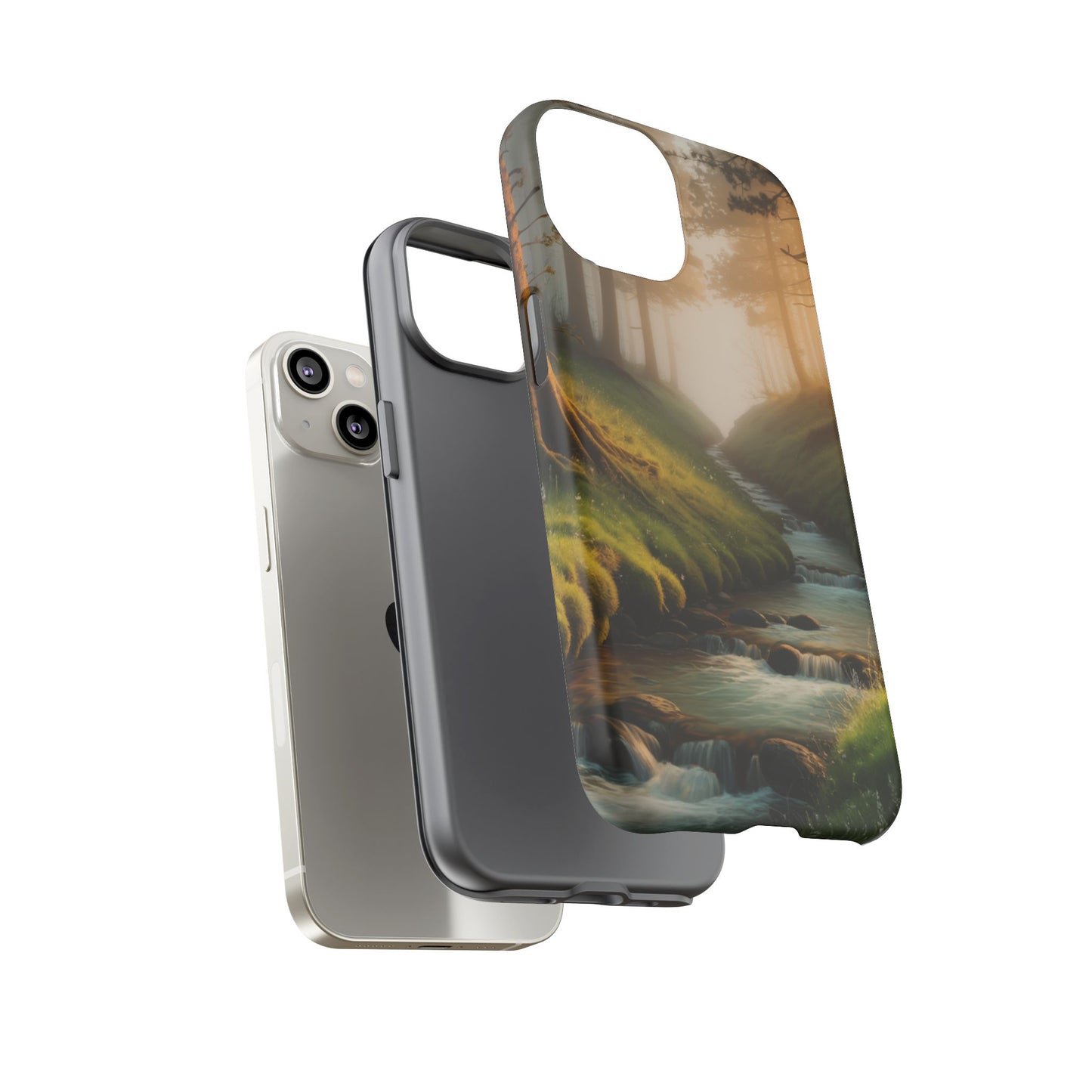 Nature Stream iPhone Case Forest Phone Case Stream iPhone Case Nature Phone Case