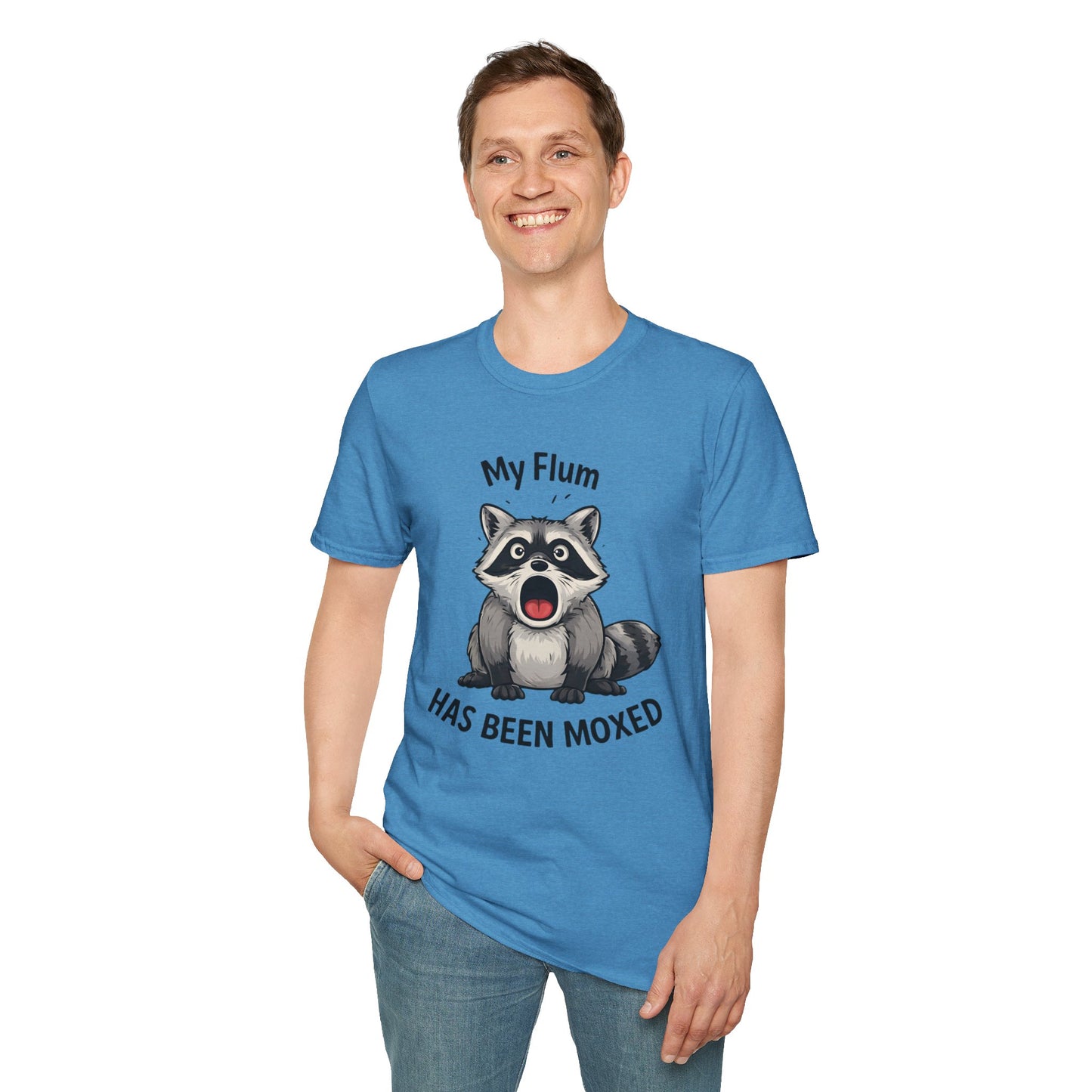 My Flum Has Been Moxed Shirt, Funny Raccoon T Shirt, Flummoxed Word Play Tee, Cute Shocked Raccoon Graphic Tee, Sarcastic Humor Shirt Gift