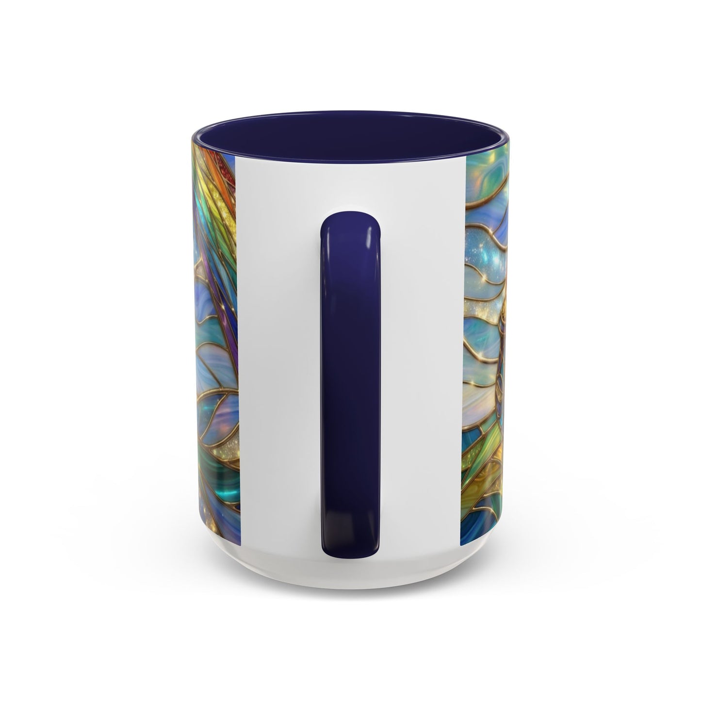 Stained Glass Rainbow Mug, Pot Of Gold Coffee Cup, St Patricks Day Gift, Magical Fantasy Tea Cup, Lucky Irish Leprechaun, Colorful Art