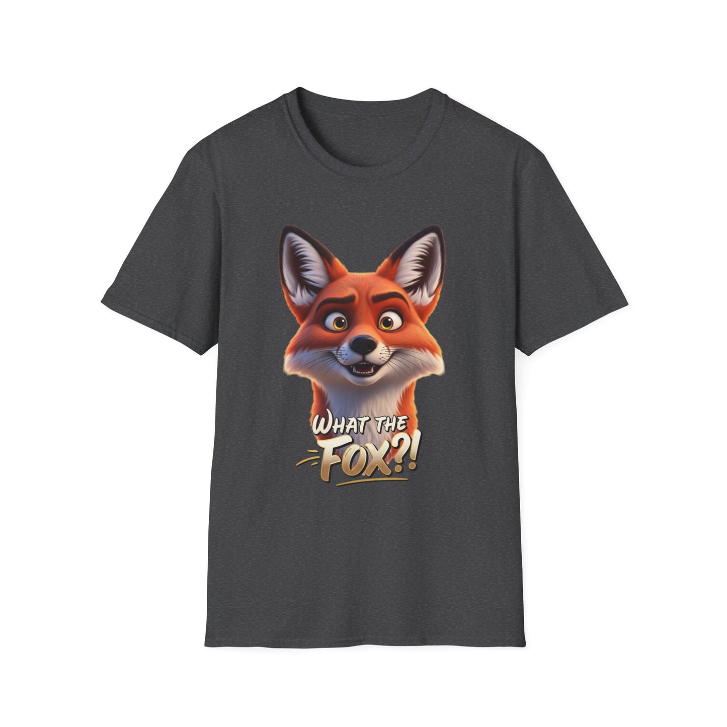 What The Fox T-Shirt, Funny Fox Graphic Tee, Animal Lover Shirt, Cute Pun Gift, Woodland Animal Top, Fun Casual Shirt For Men And Women