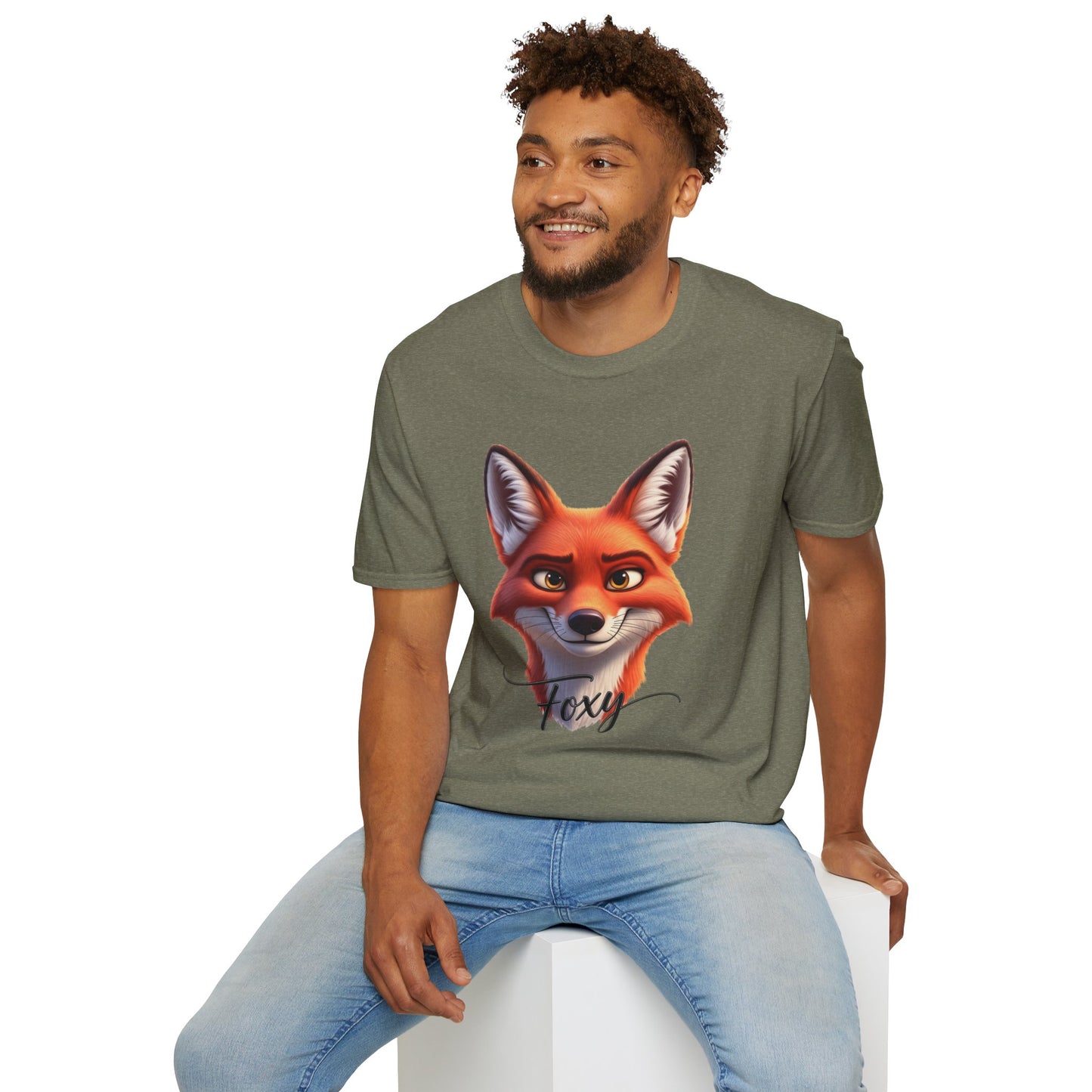 Foxy T-Shirt, Cute Fox Graphic Tee, Animal Lover Shirt, Fun And Confident Top, Playful Pun Gift, Soft Cotton Tee For Everyday Wear