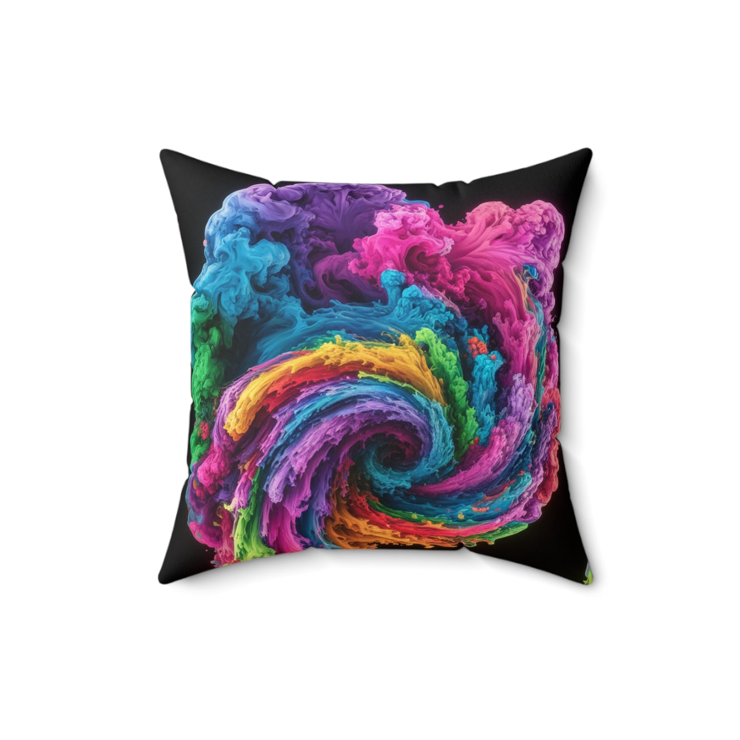Colorful Swirl Pillow