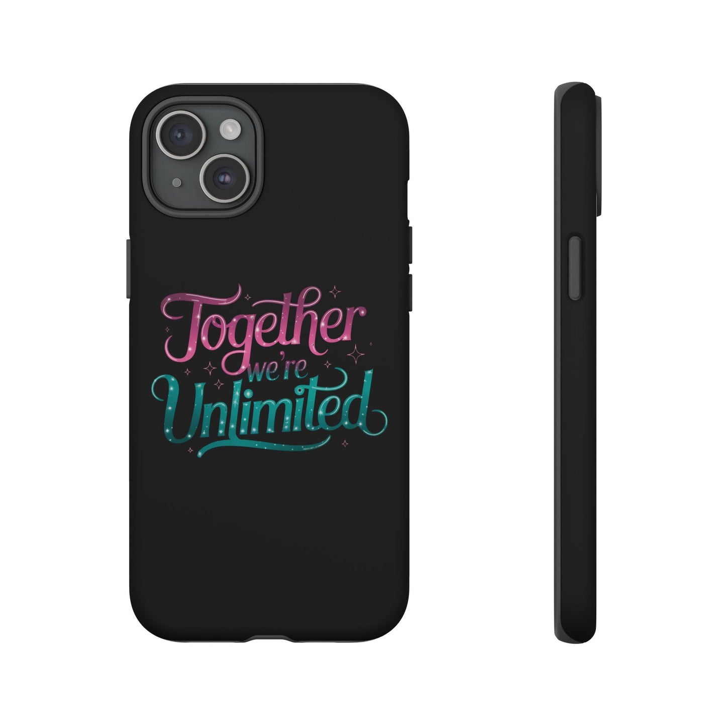 iPhone Case with Musical Quote Together We're Unlimited Musical Phone Case