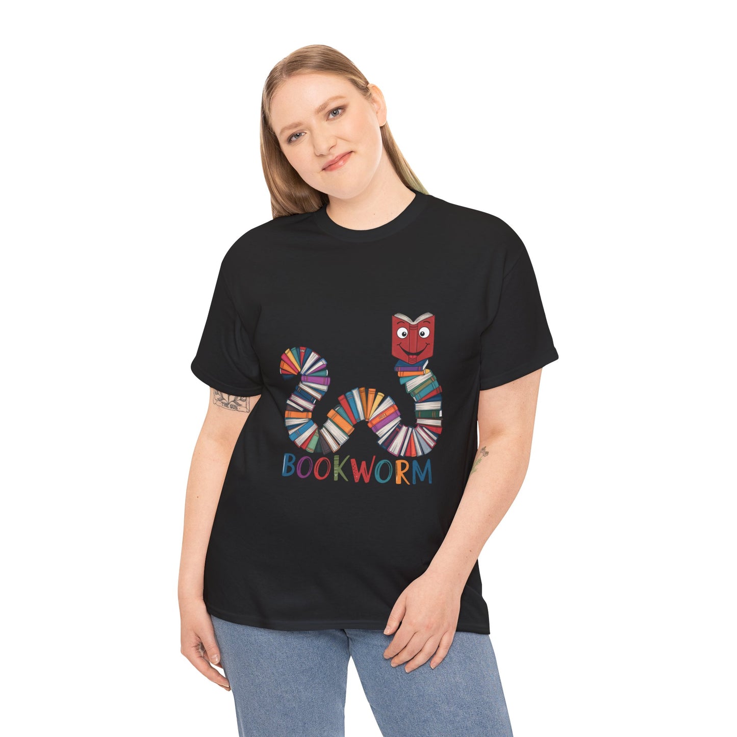 Cute Bookworm Shirt – Funny Reading Lover Tee – Teacher Gift – Kids Book Tee – Unisex Book Nerd Shirt – Book Club Graphic T-Shirt