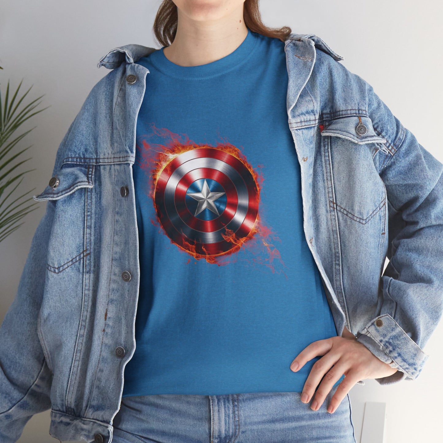 Captain America Flame Tee