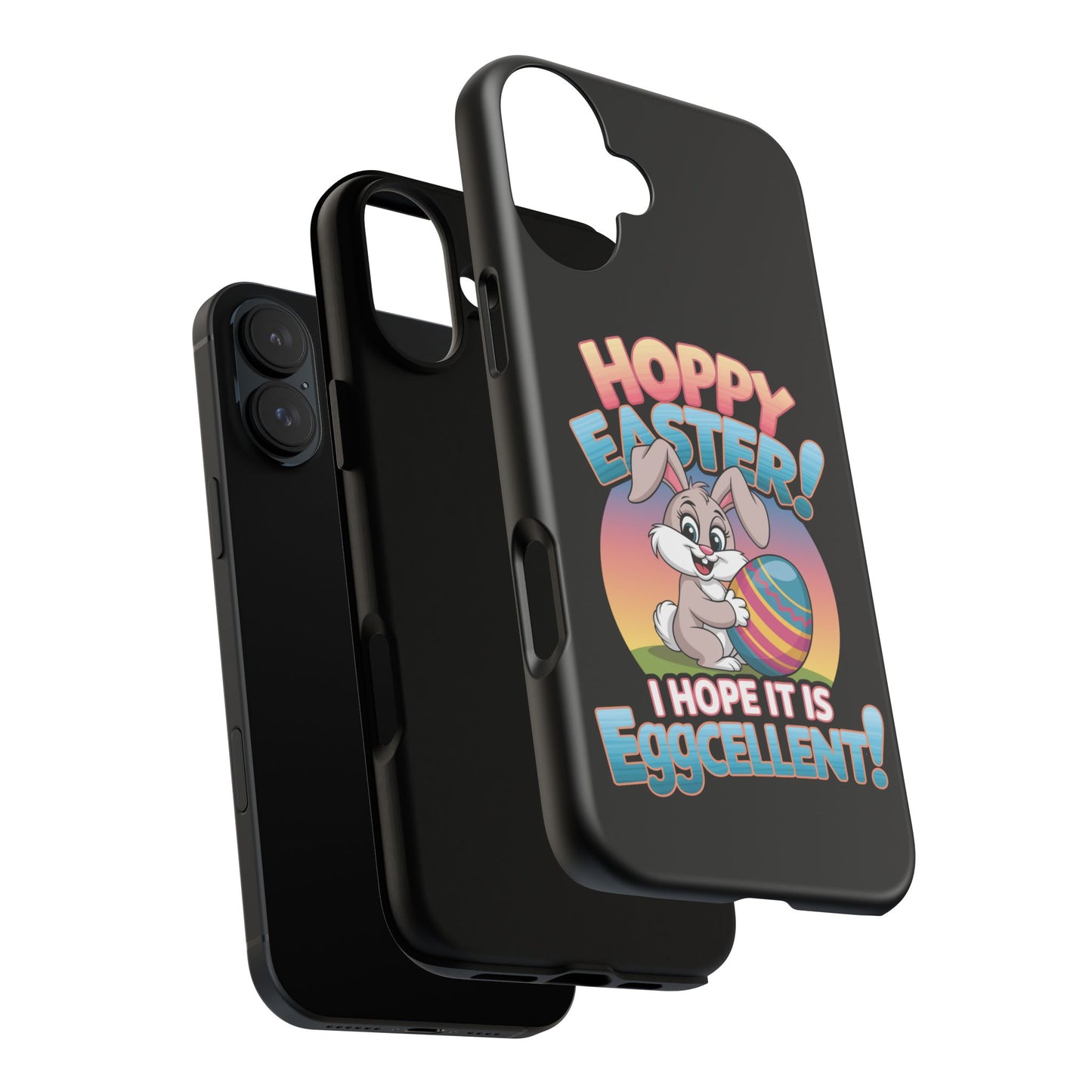 iPhone Case Easter Bunny 'Hoppy Easter I Hope it is Eggcellent' Easter Phone Case Easter Bunny