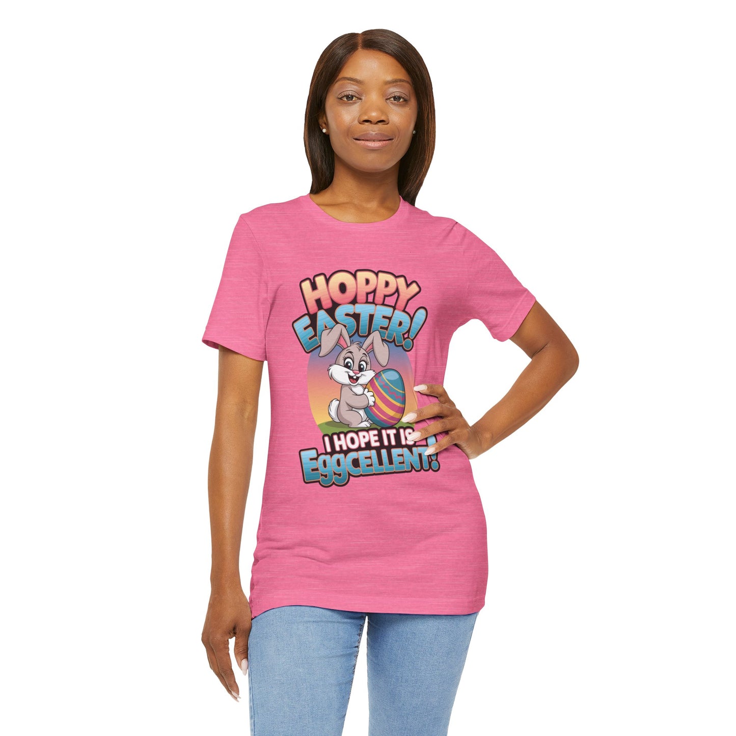 Happy Easter Unisex Tee Easter Shirt Easter Bunny T Shirt Easter Apparel Easter Bunny Outfit