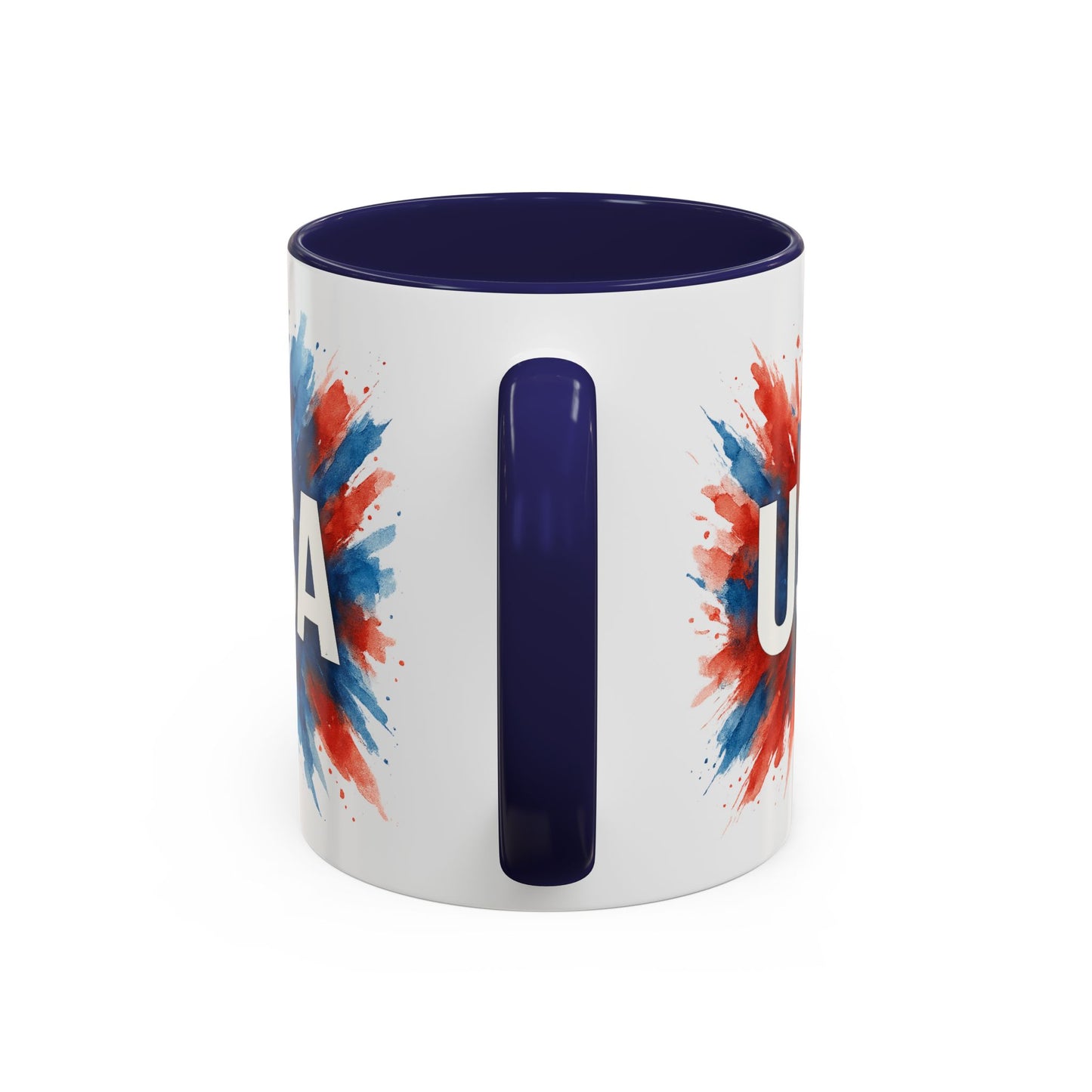 USA Patriotic Coffee Mug | 4th of July Gift | Red White Blue Mug | American Pride Cup | Independence Day Drinkware | USA Mug
