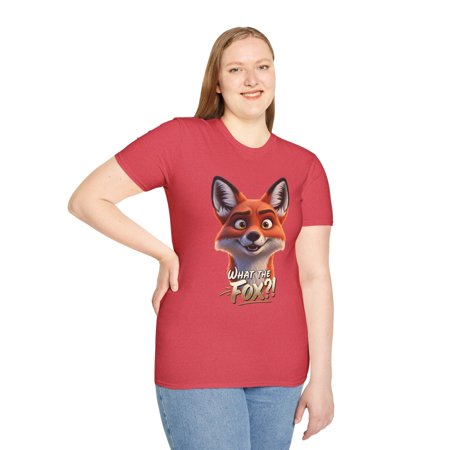 What The Fox T-Shirt, Funny Fox Graphic Tee, Animal Lover Shirt, Cute Pun Gift, Woodland Animal Top, Fun Casual Shirt For Men And Women