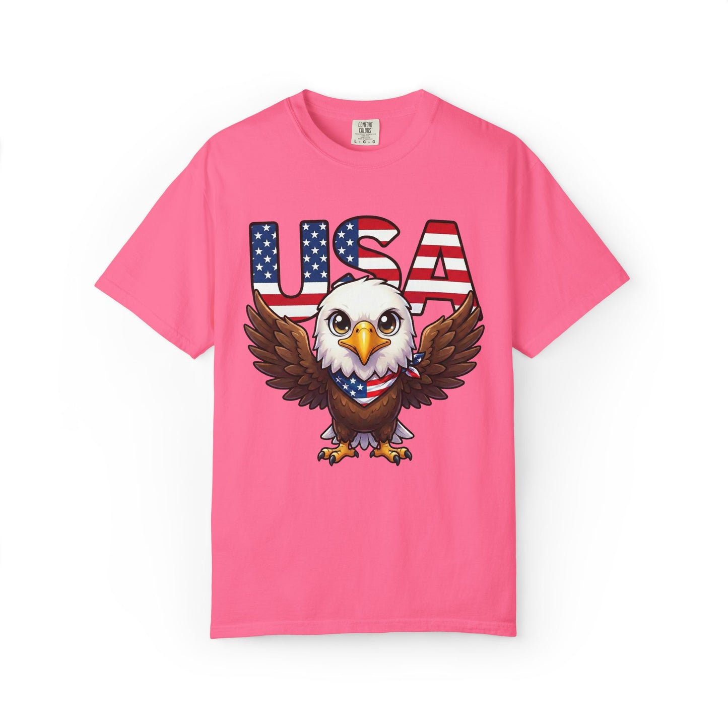 USA Eagle Shirt, Patriotic Comfort Colors Shirt, American Flag Eagle T Shirt, Fourth Of July Shirt, Freedom Graphic Tee, USA Pride Shirt